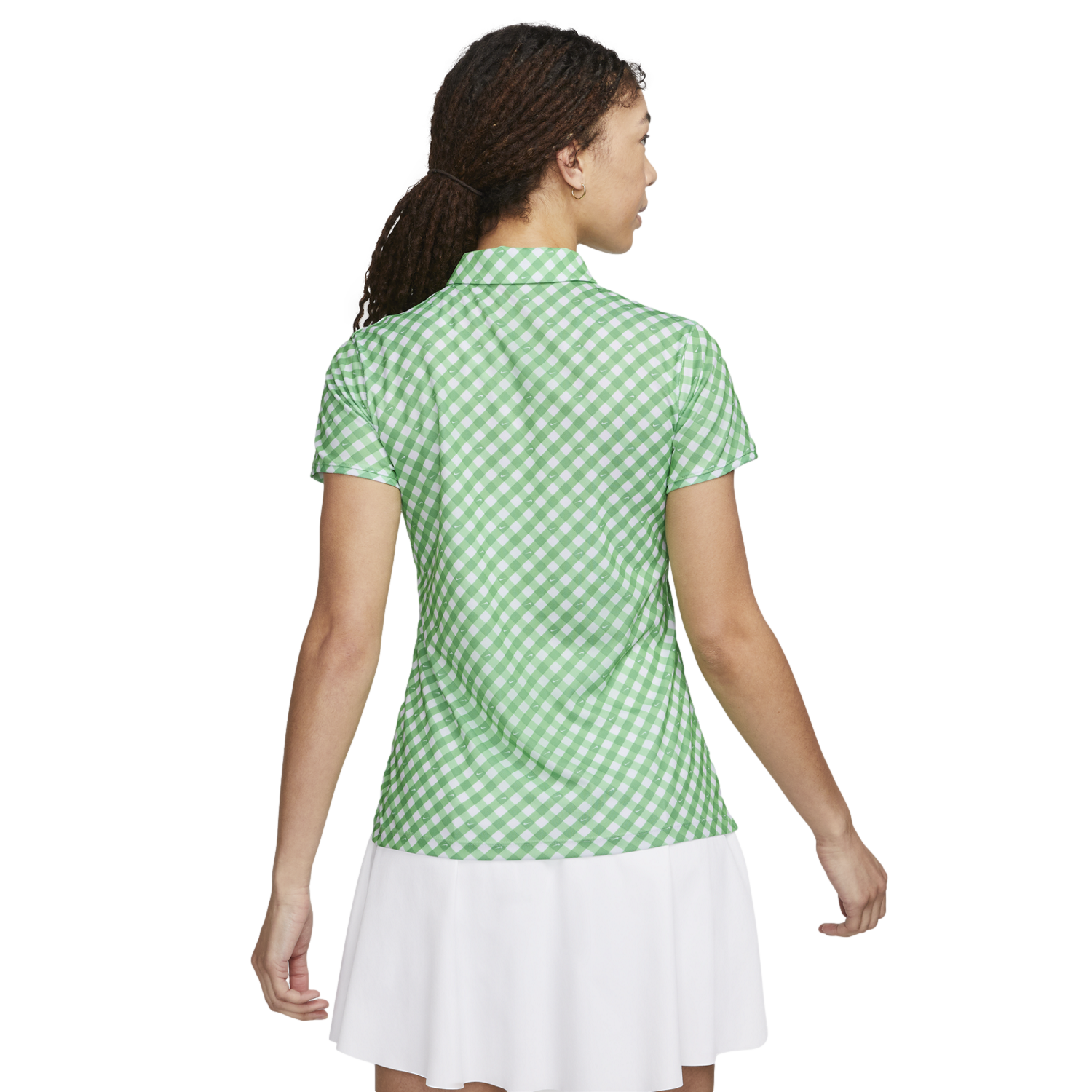 Dri-Fit Victory Gingham Short Sleeve Polo Shirt