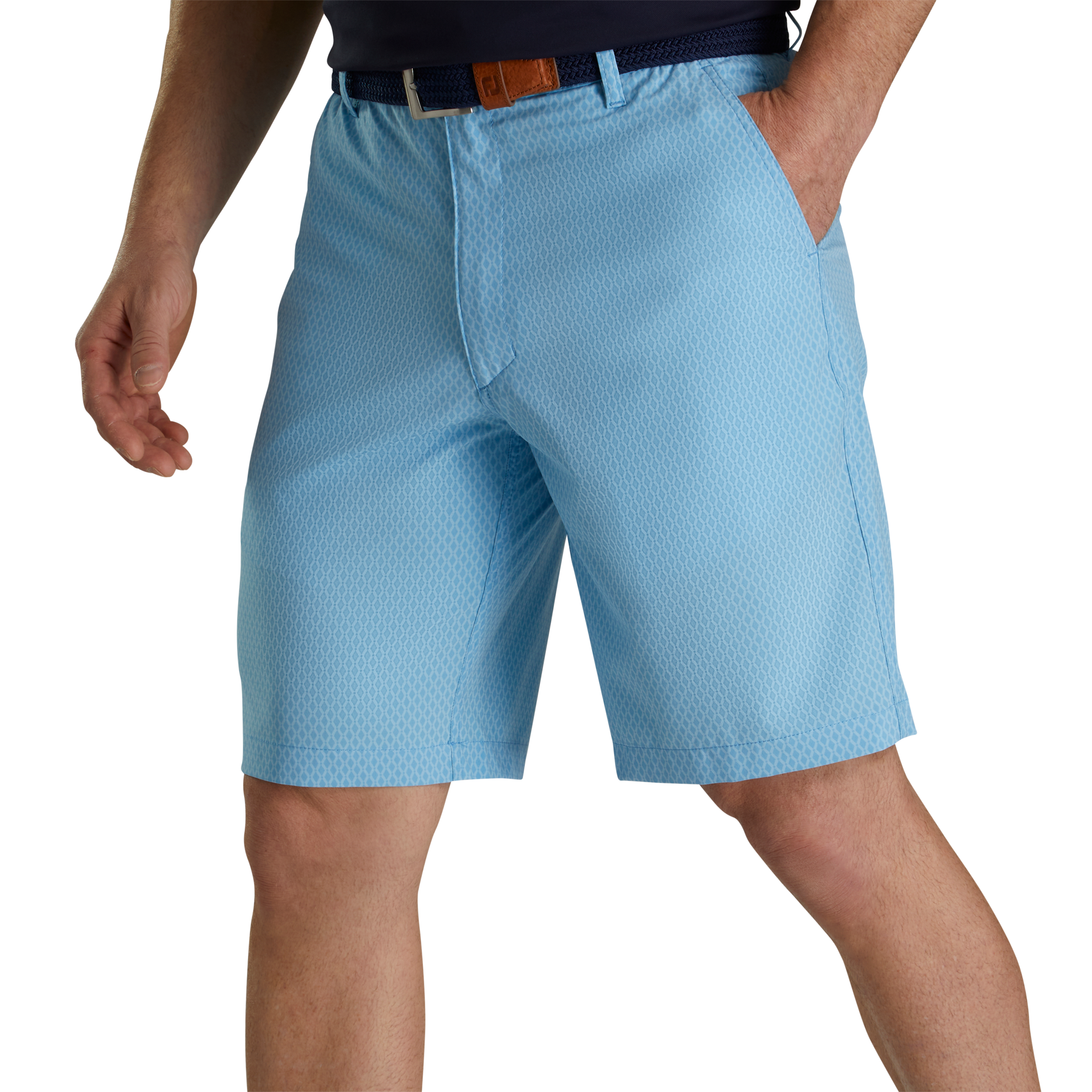 Tonal Print Lightweight Men's 9" Golf Shorts