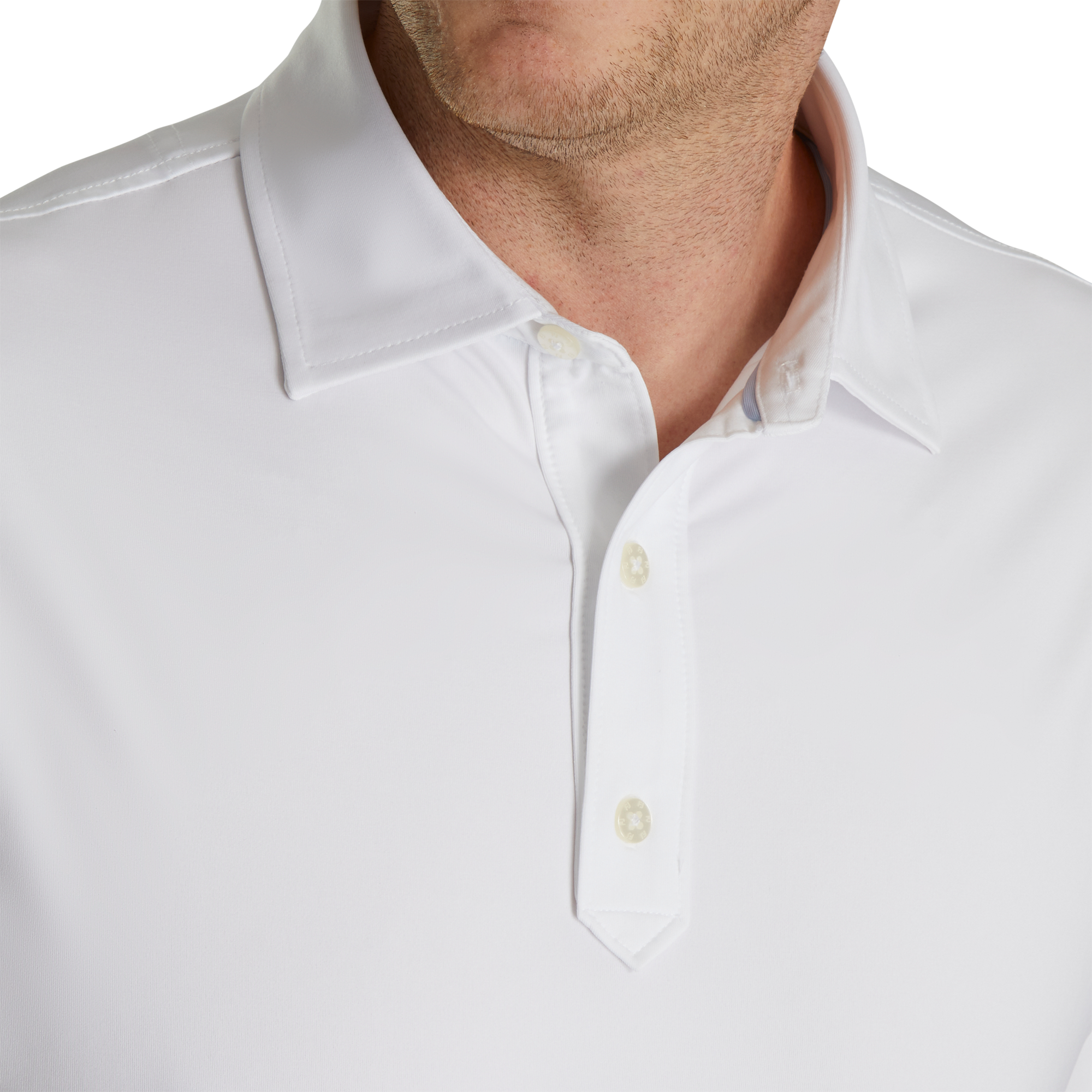 ProDry Men's Solid Lisle Short Sleeve Golf Polo Shirt