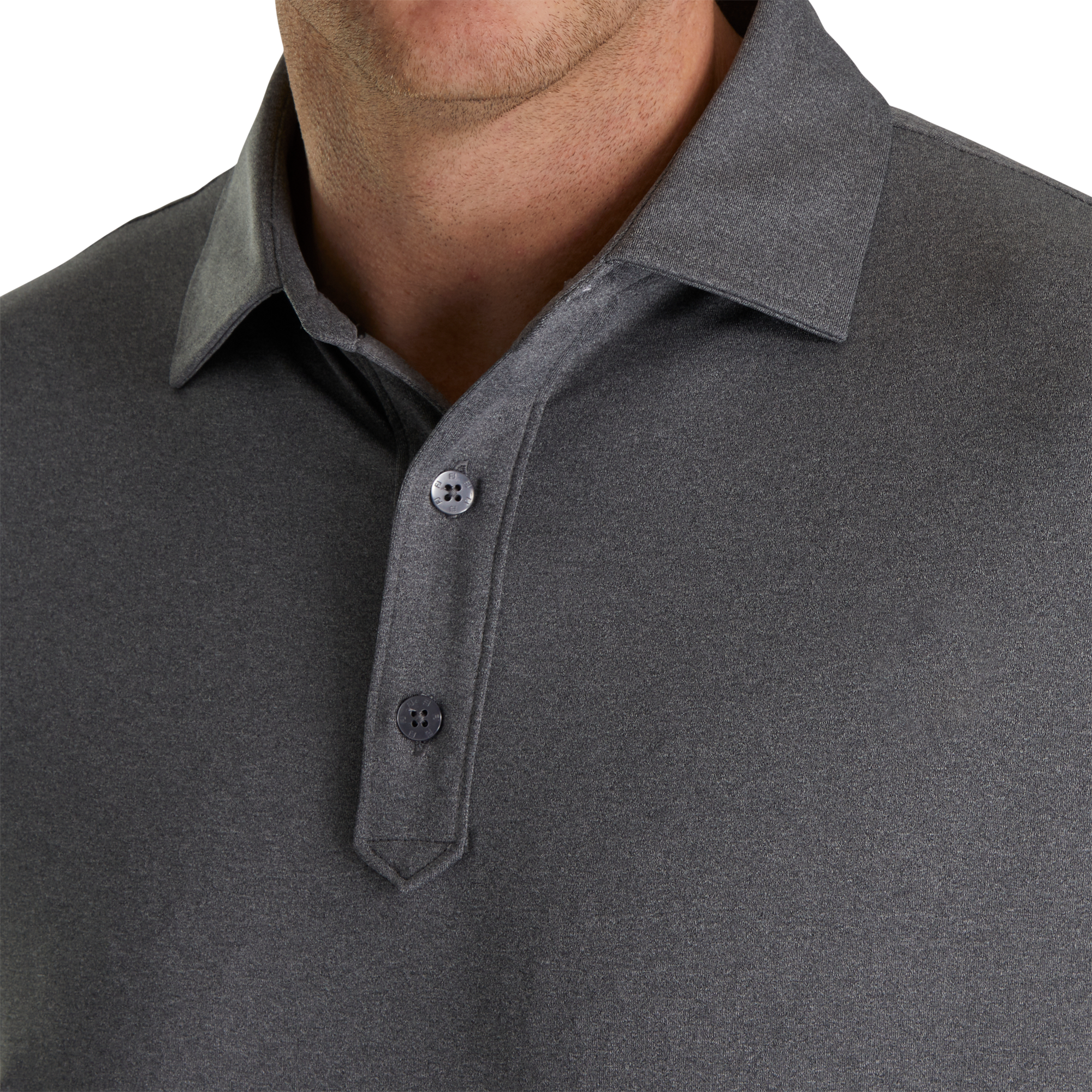 ProDry Men's Solid Lisle Short Sleeve Golf Polo Shirt
