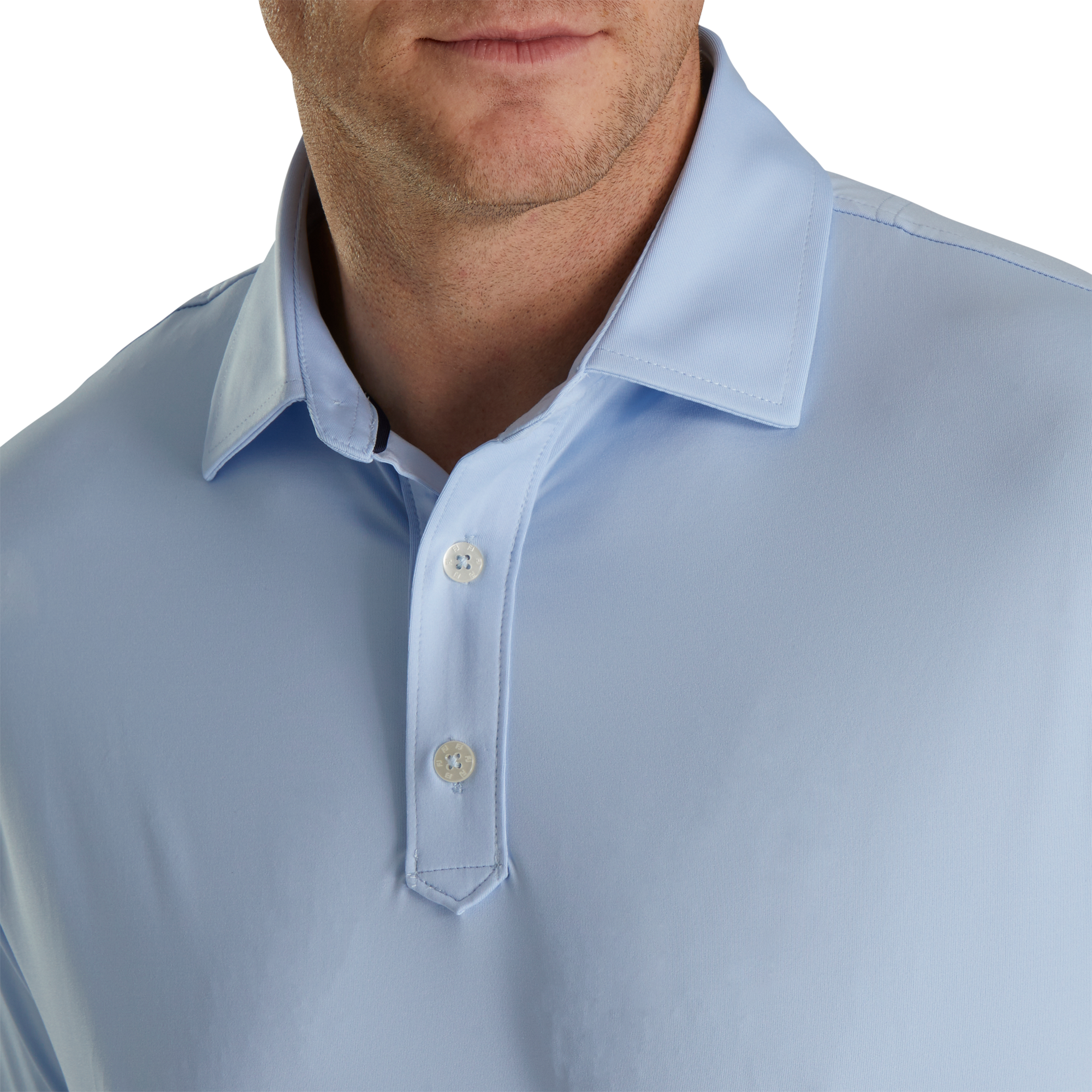 ProDry Men's Solid Lisle Short Sleeve Golf Polo Shirt