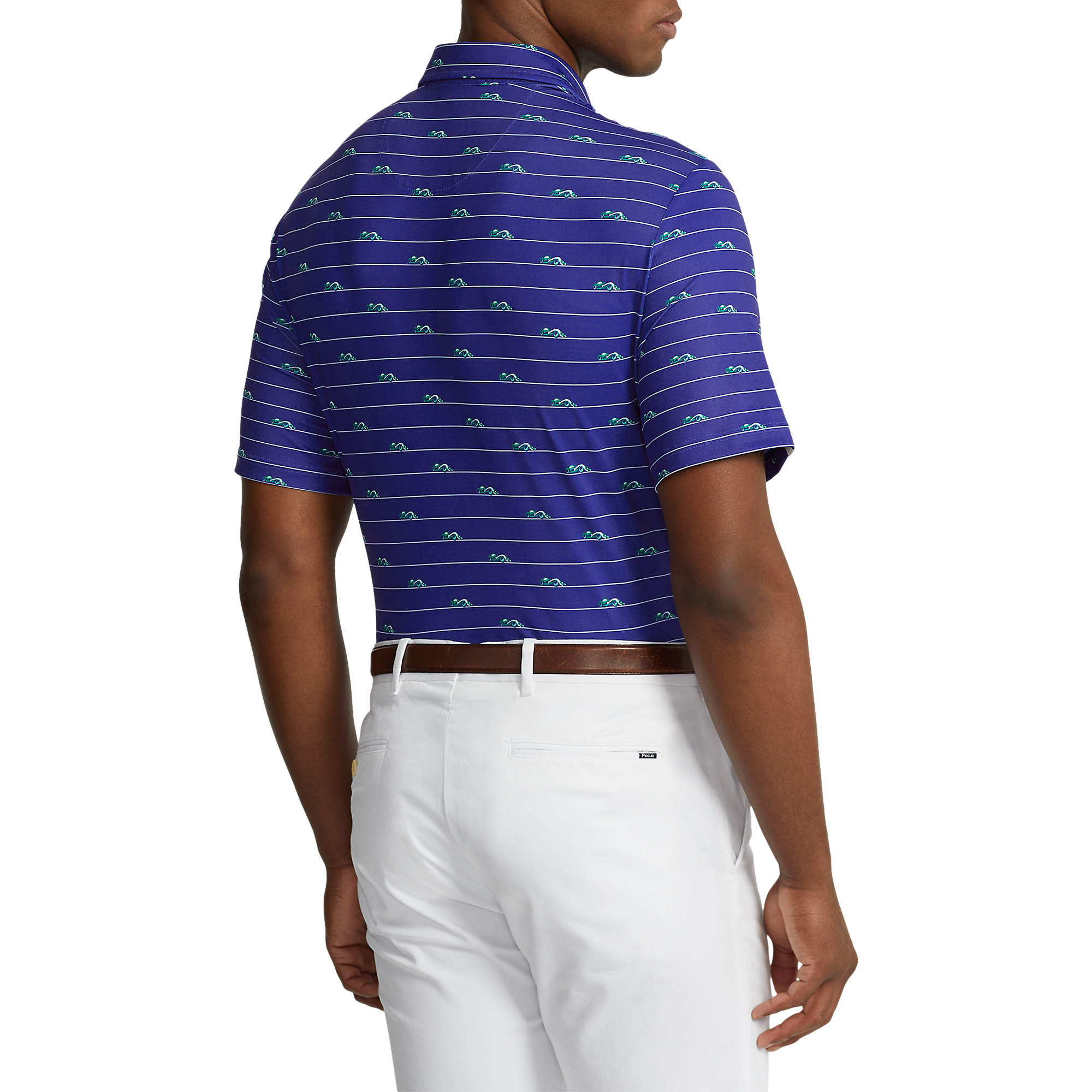 Printed Airflow Royal Auto Men's Short Sleeve Golf Polo Shirt