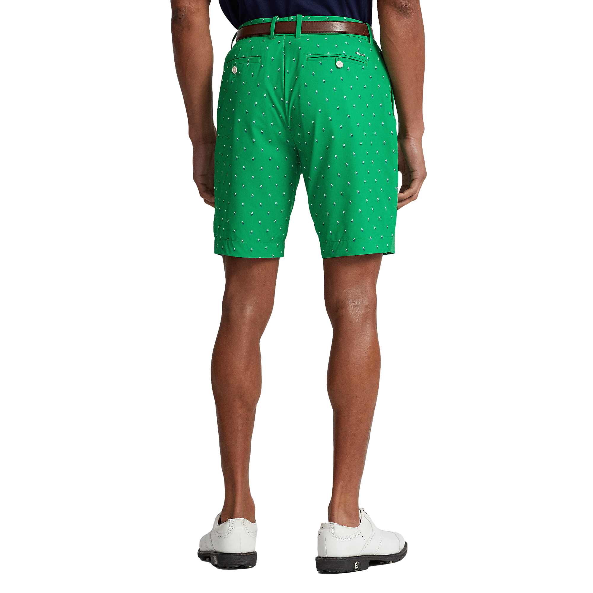 Floral Geo Printed 9" Tailored Short