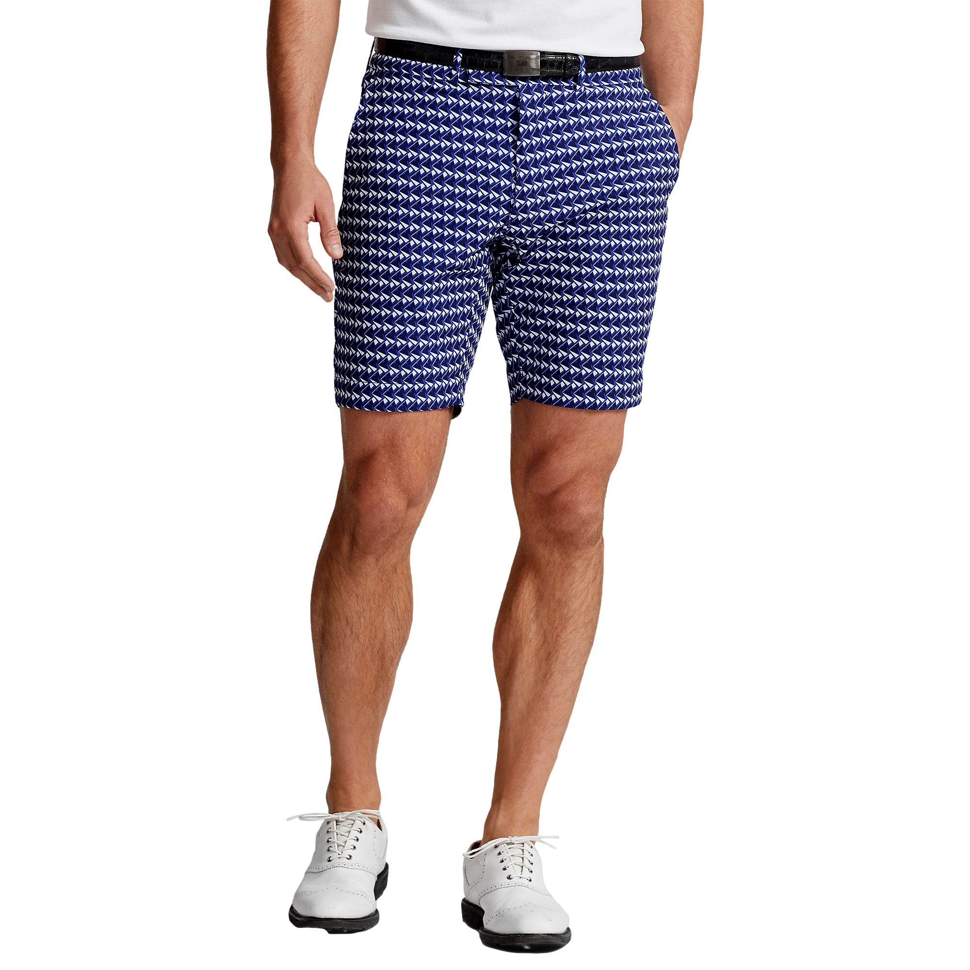 Printed Sailboat Men's Golf Shorts