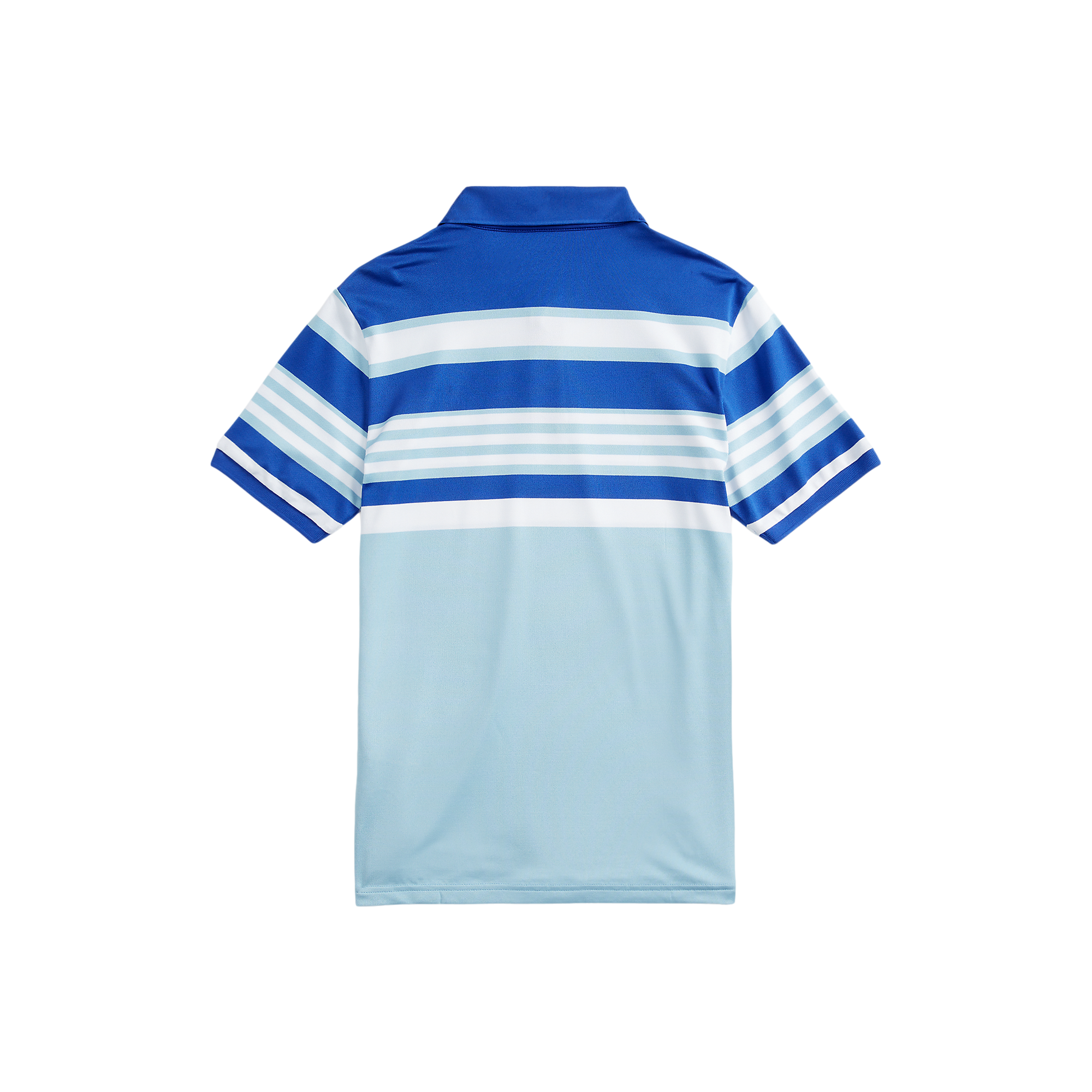 Striped Polo Boys Performance Jersey Polo Shirt