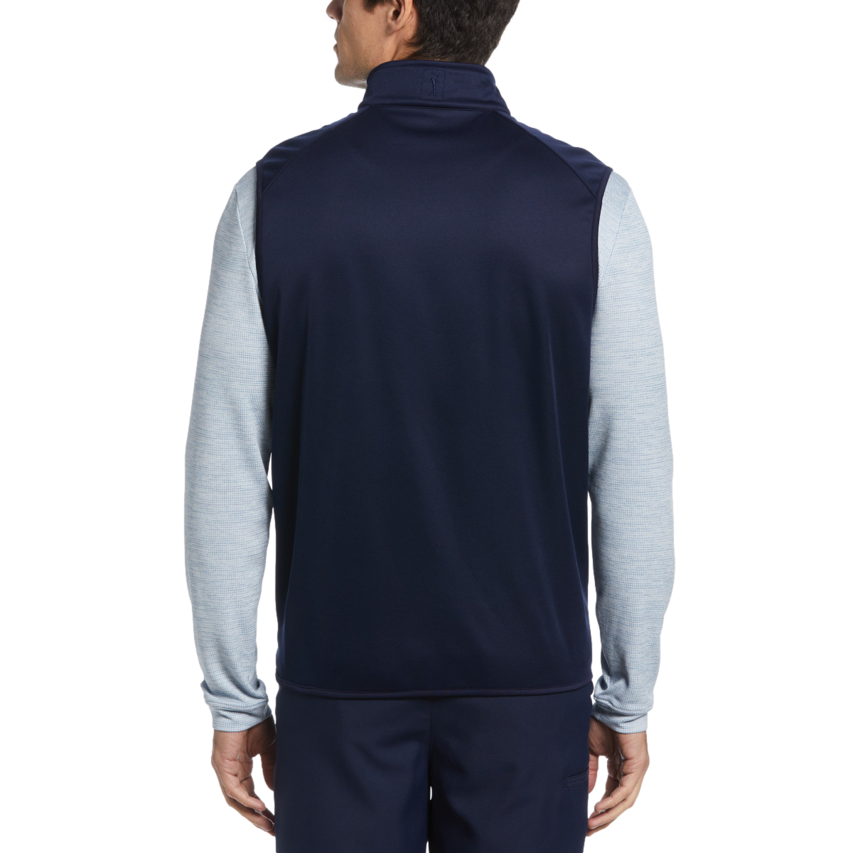 Ultrasonic Print Full Zip Insulated Puffer Men's Golf Vest