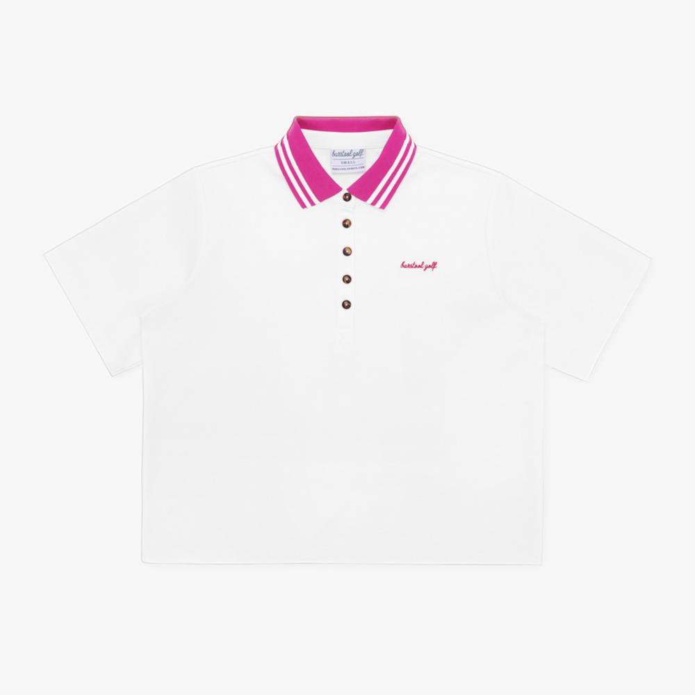 Contrast Collar Short Sleeve Polo Shirt