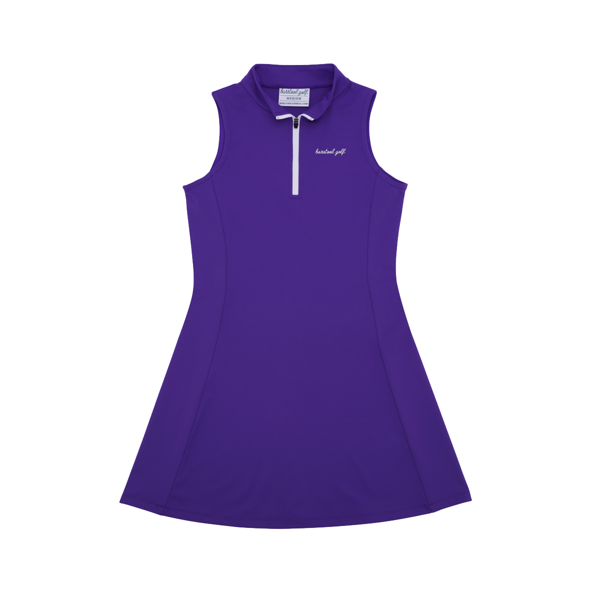 Barstool Sports Solid Quarter Zip Sleeveless Dress | PGA TOUR Superstore