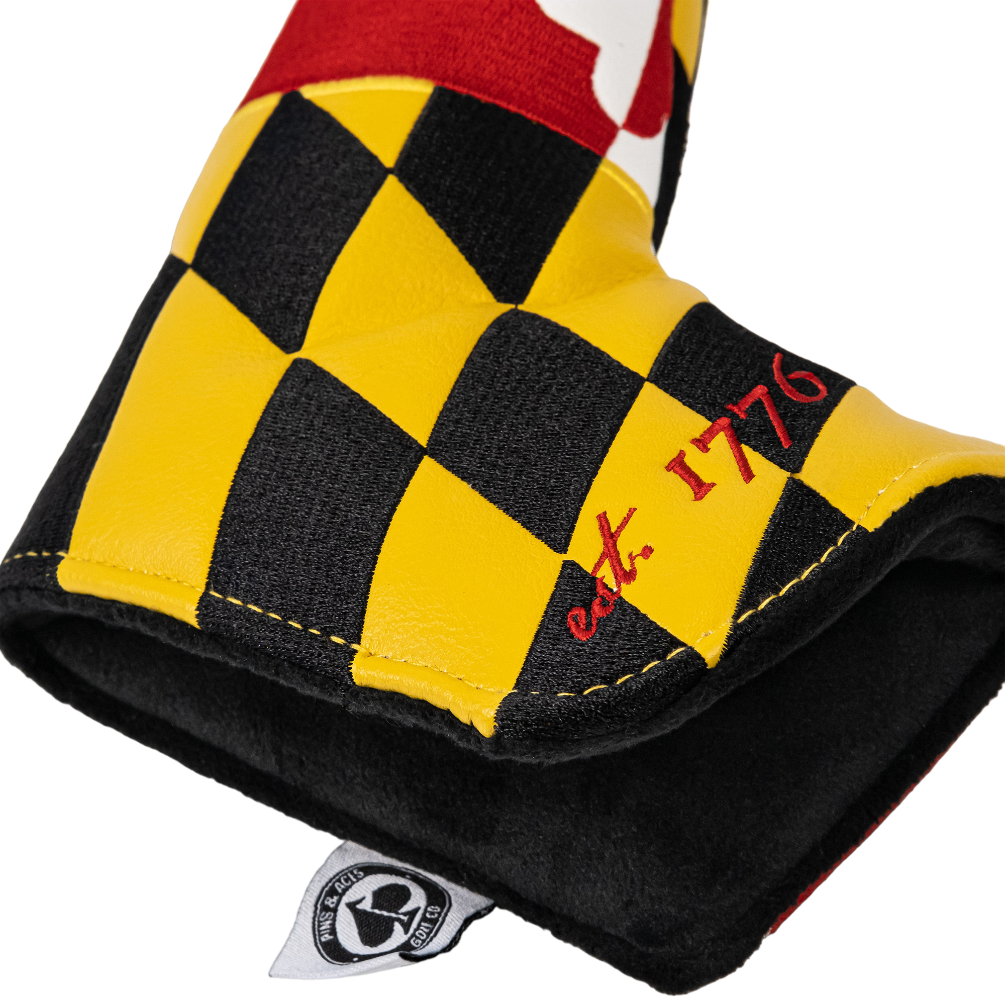 Maryland State Flag Blade Putter Cover