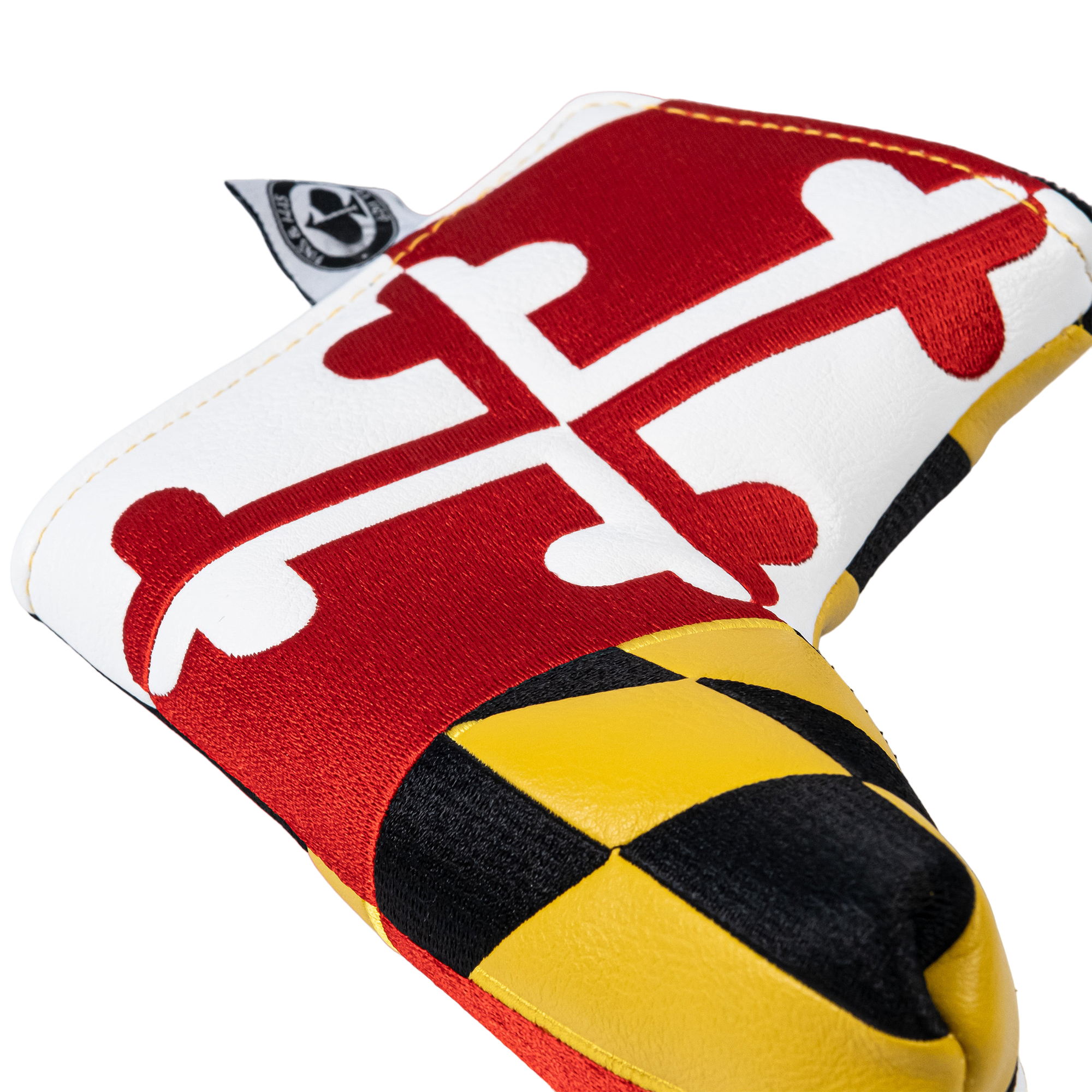 Maryland State Flag Blade Putter Cover