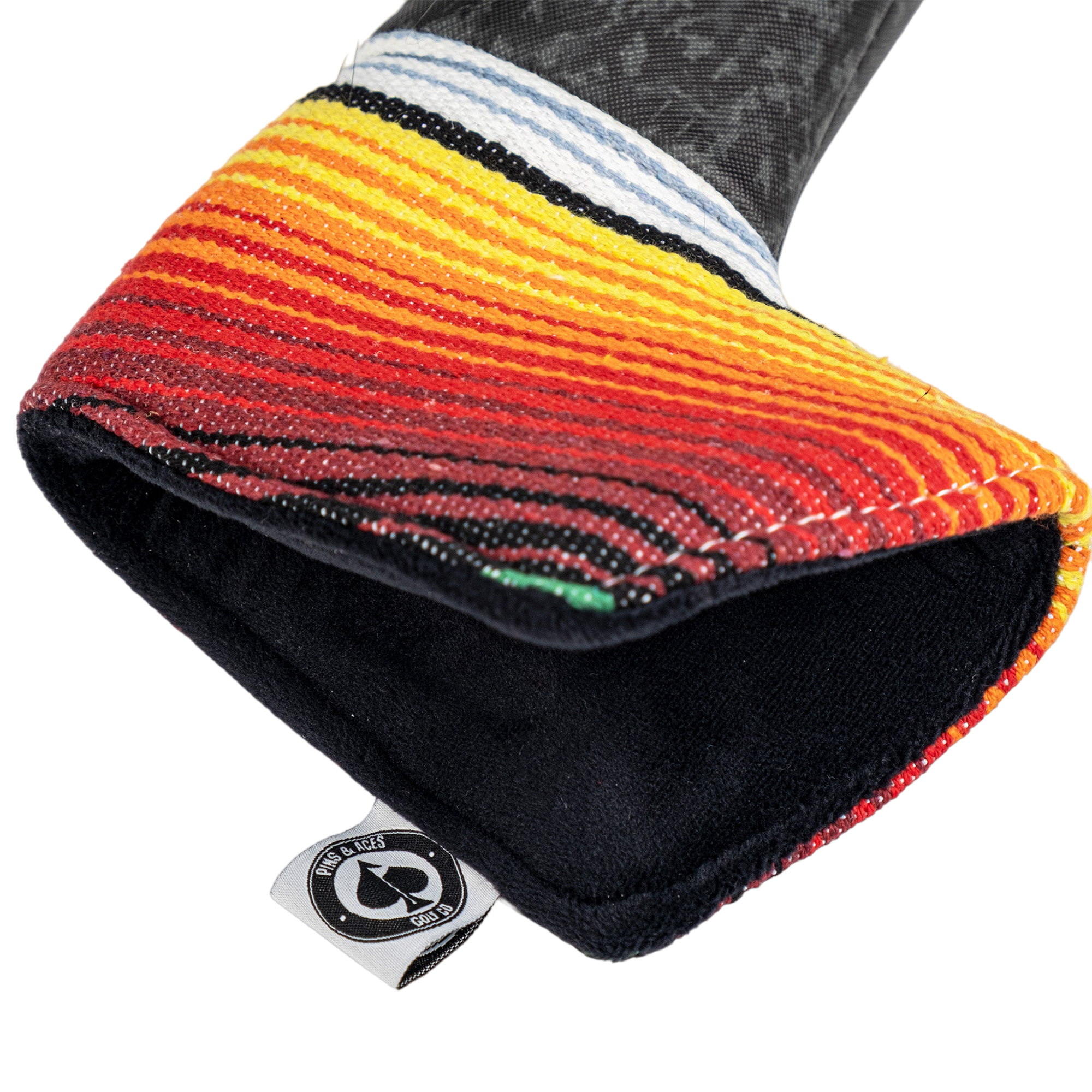Mustache Sugar Skull Grey Camo Blade Putter Cover
