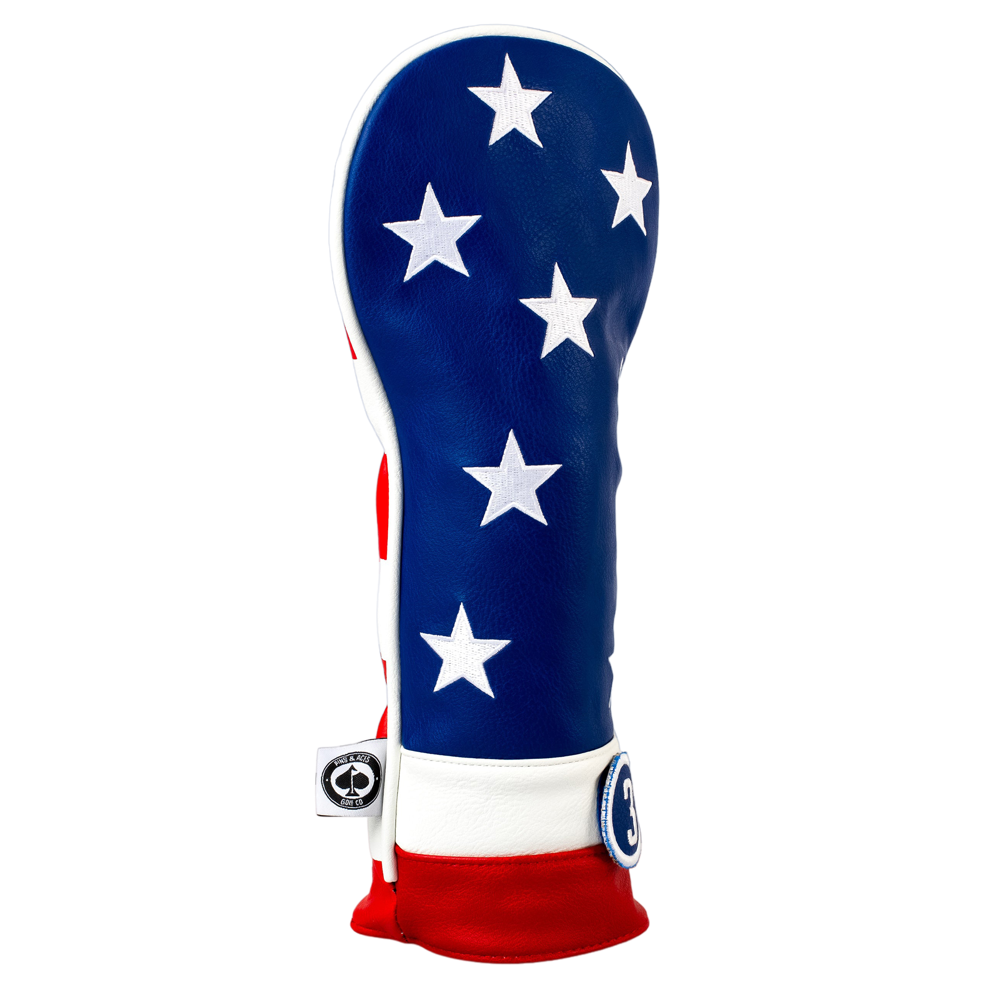 USA Tribute Fairway Wood Headcover - Pins and Aces Golf Club Head Cover