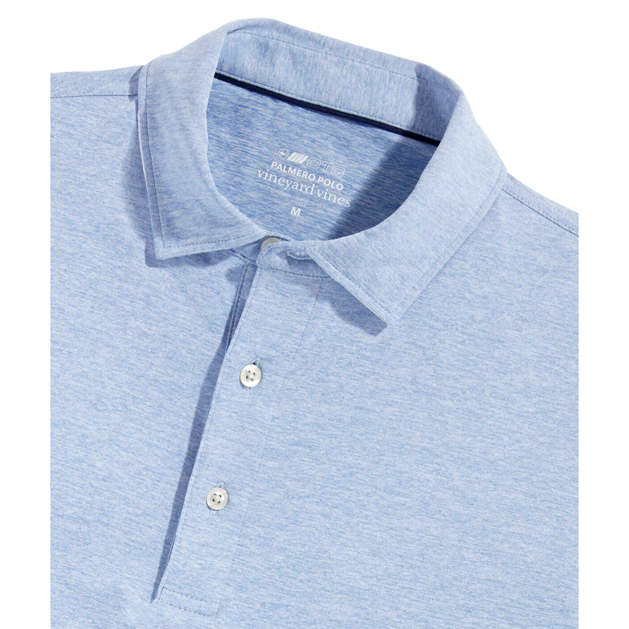 St. Jean Stripe Sank Men's Short Sleeve Golf Polo Shirt