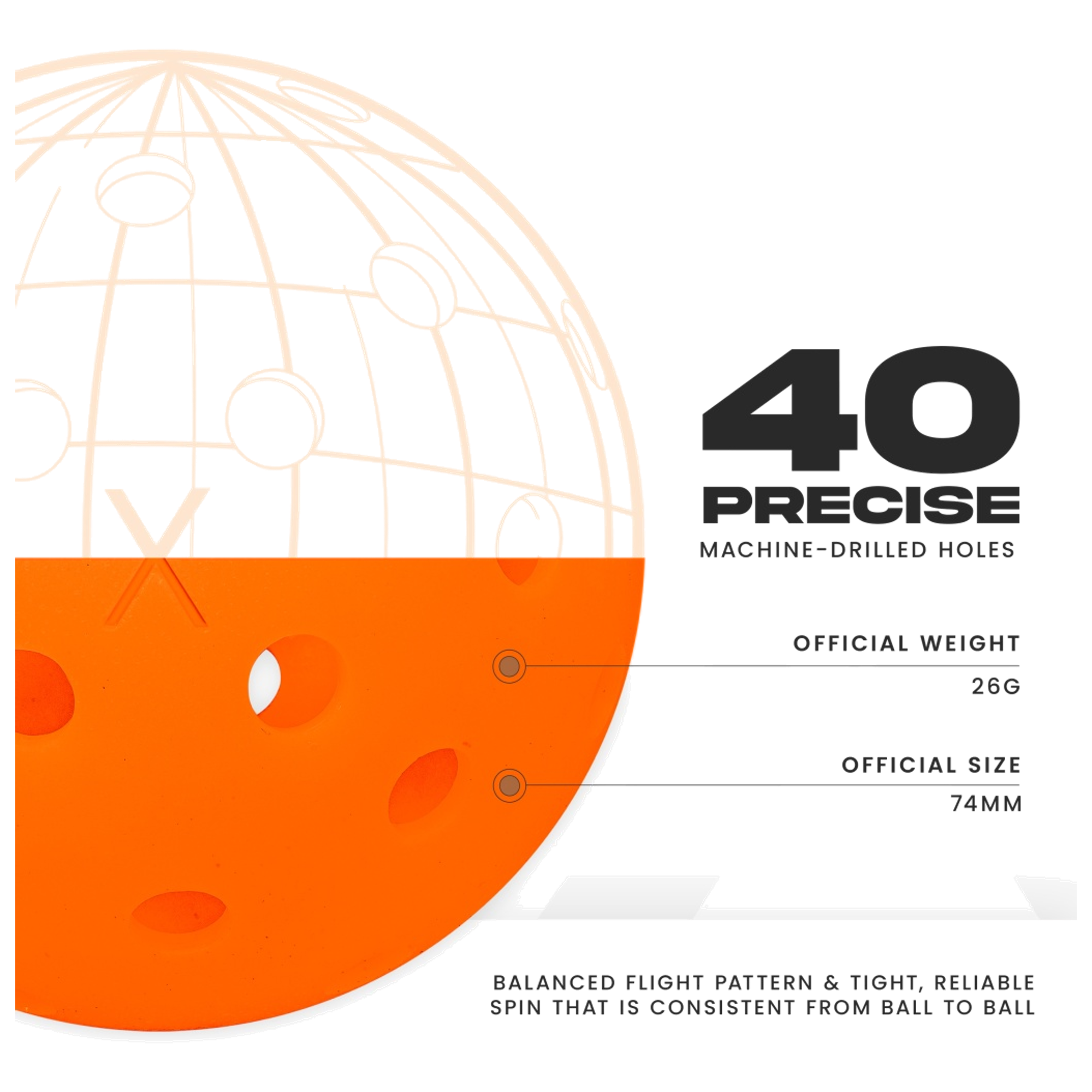 X-40 Pickleballs- 3 pack