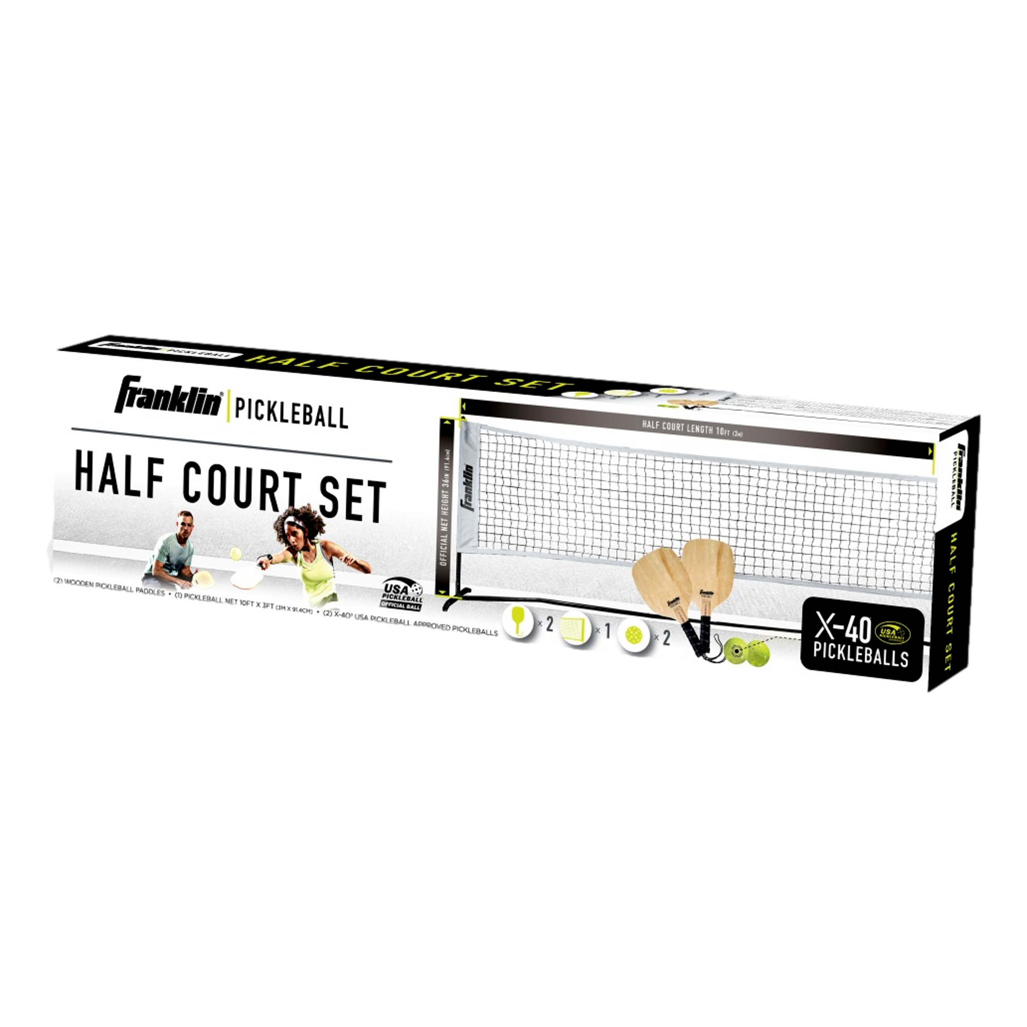 1/2 Court Pickleball Starter Set