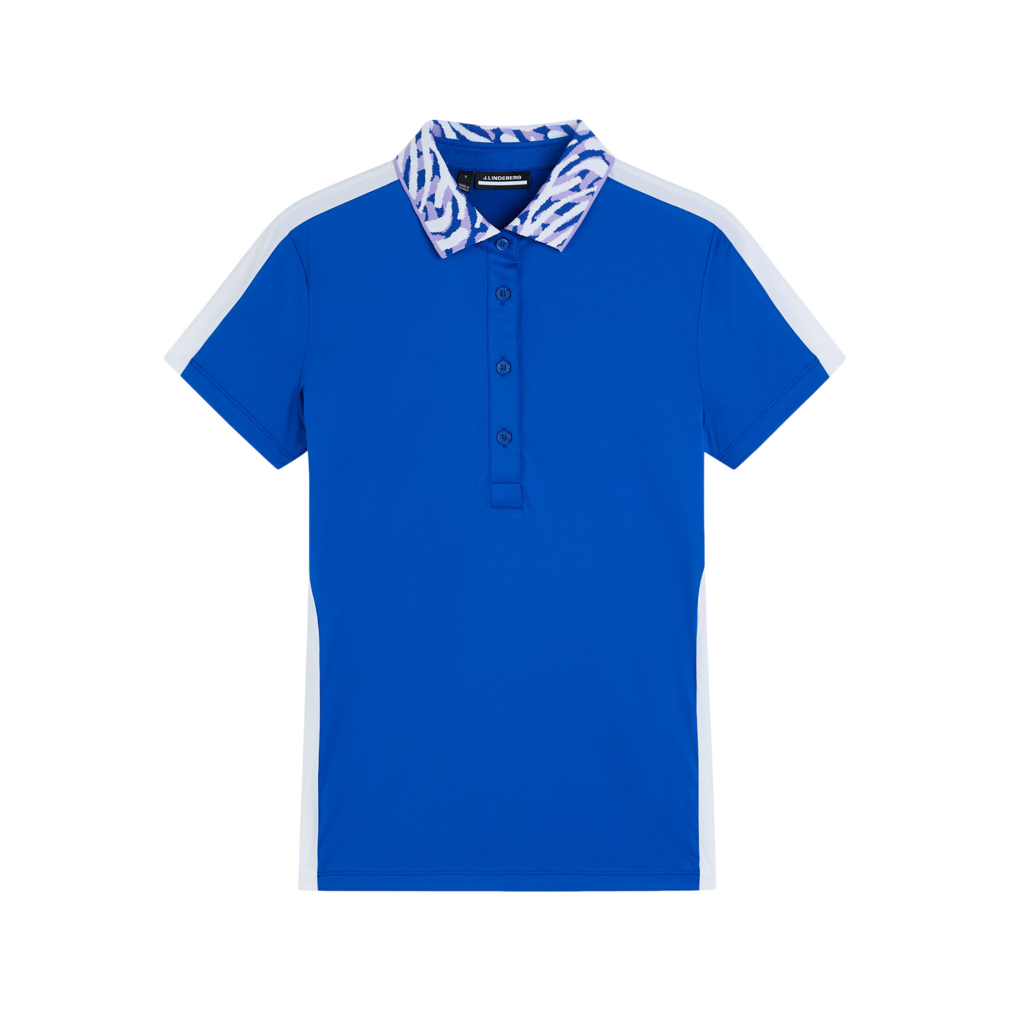 J. Lindeberg Tilda Colorblock Short Sleeve Polo Shirt | PGA TOUR