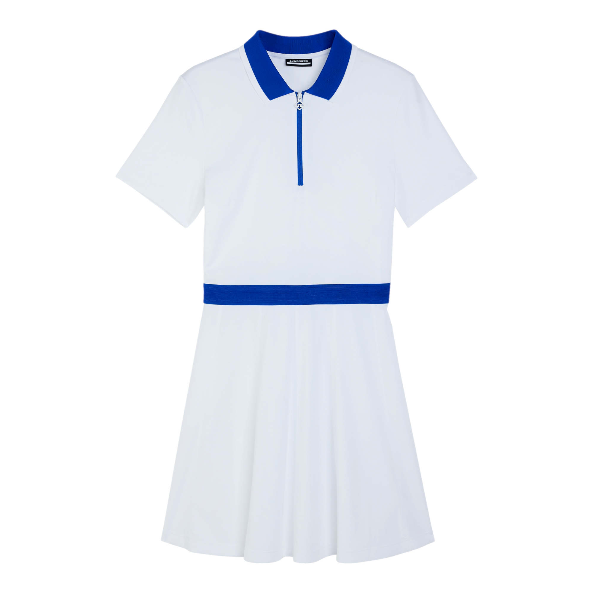 Helga Banded Pleated Women's Short Sleeve Golf Dress