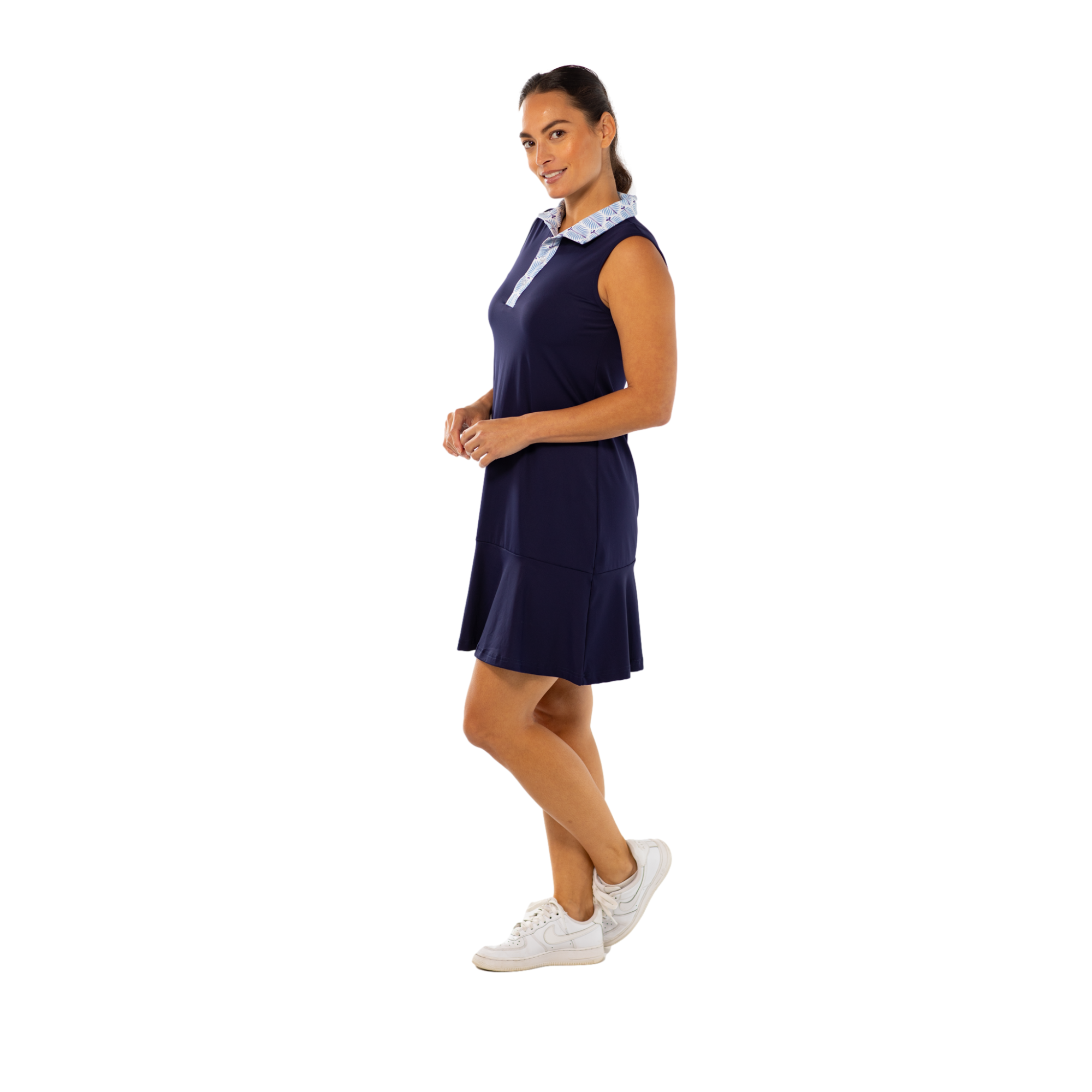 Gracie Flounce Women's Sleeveless Golf Dress
