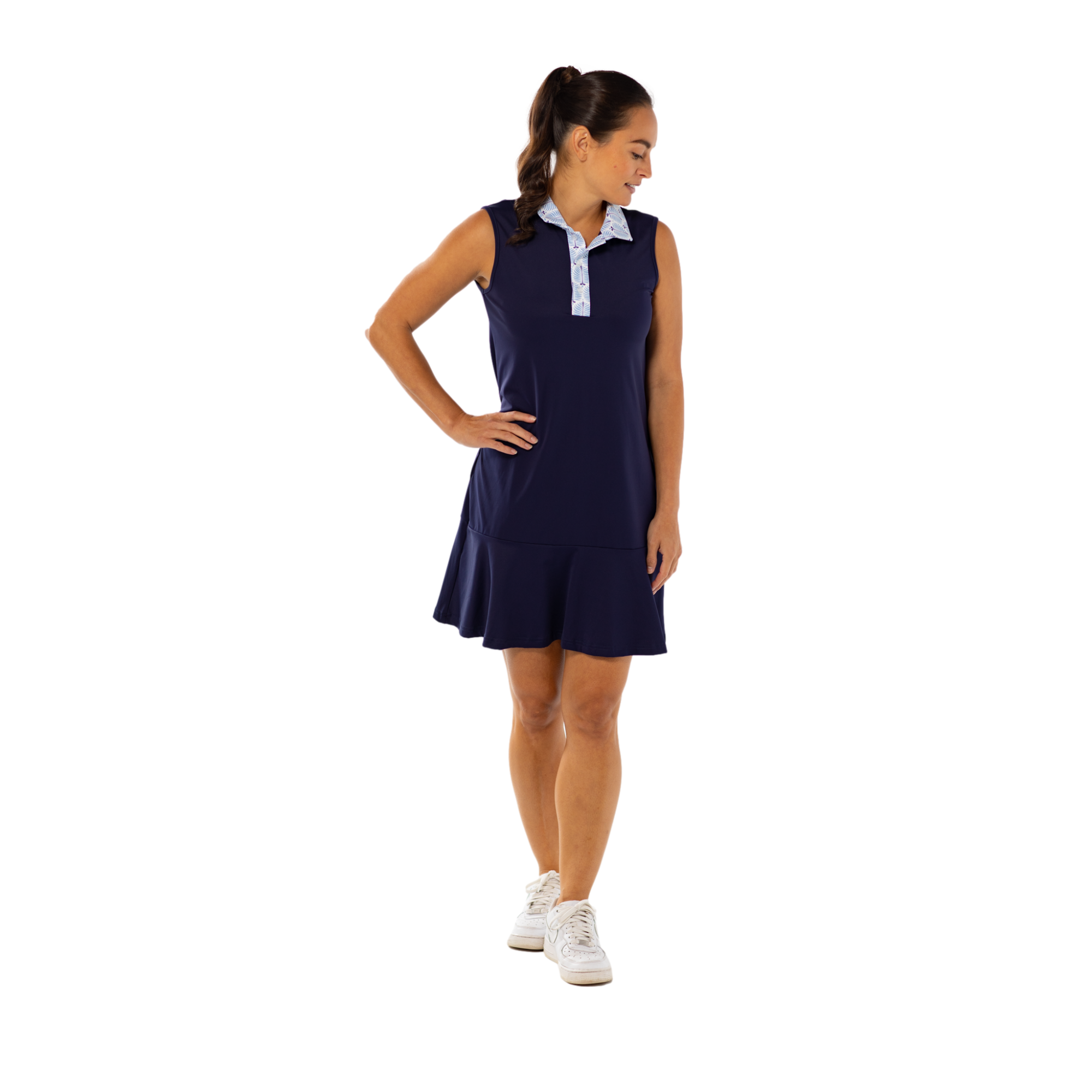 Gracie Flounce Women's Sleeveless Golf Dress