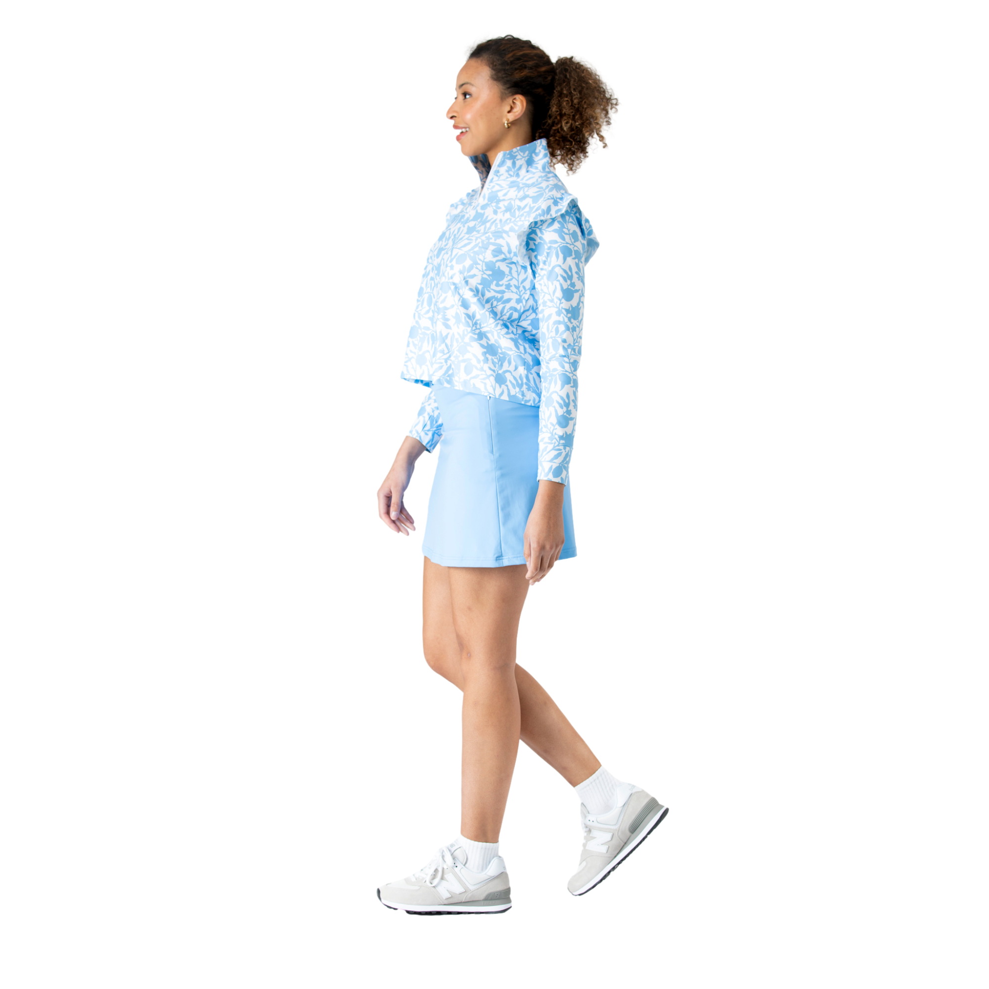 Quinn Solid 17" A-Line Skort