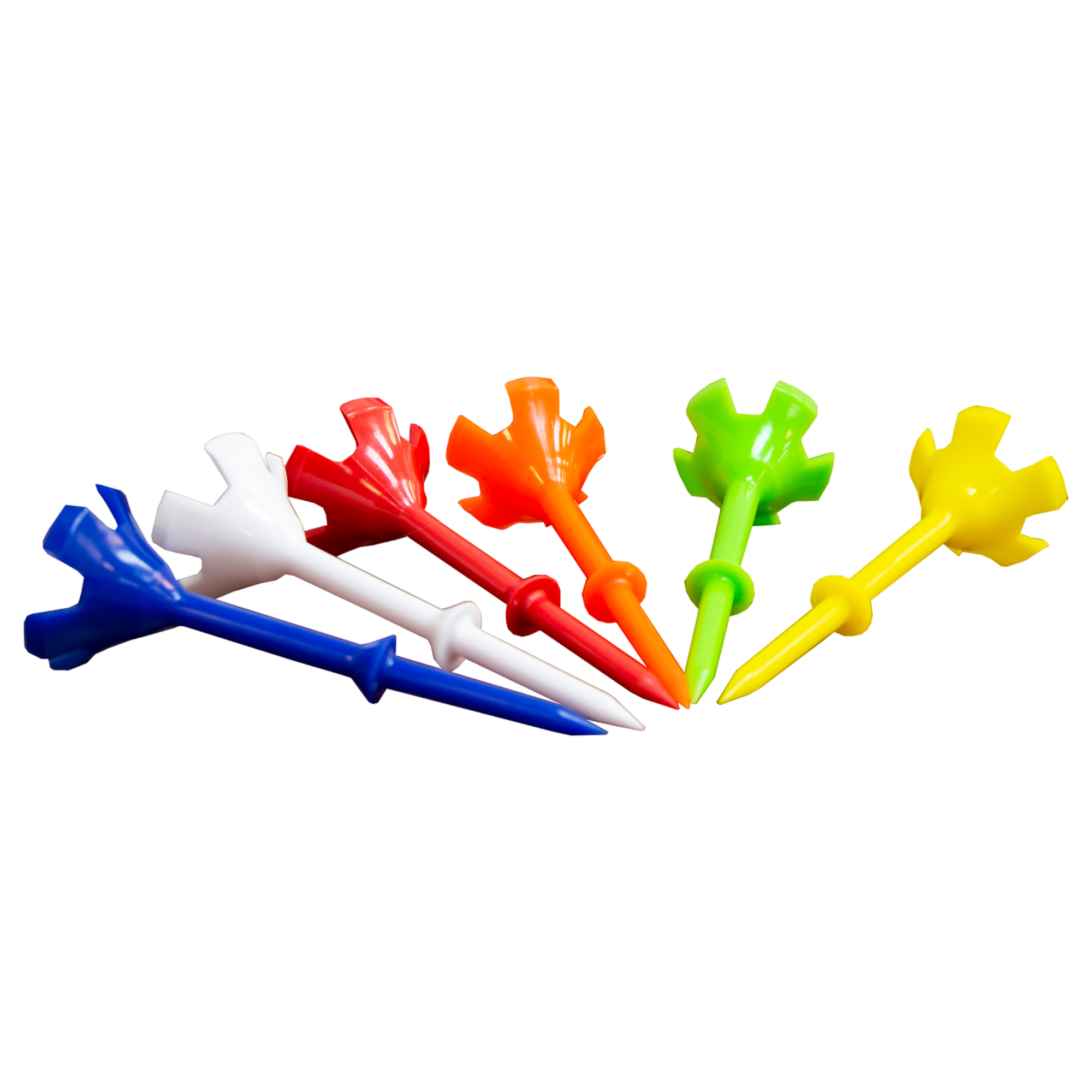 Hi-Ball Golf Tees 3-1/4" Solid Step 6-Pack