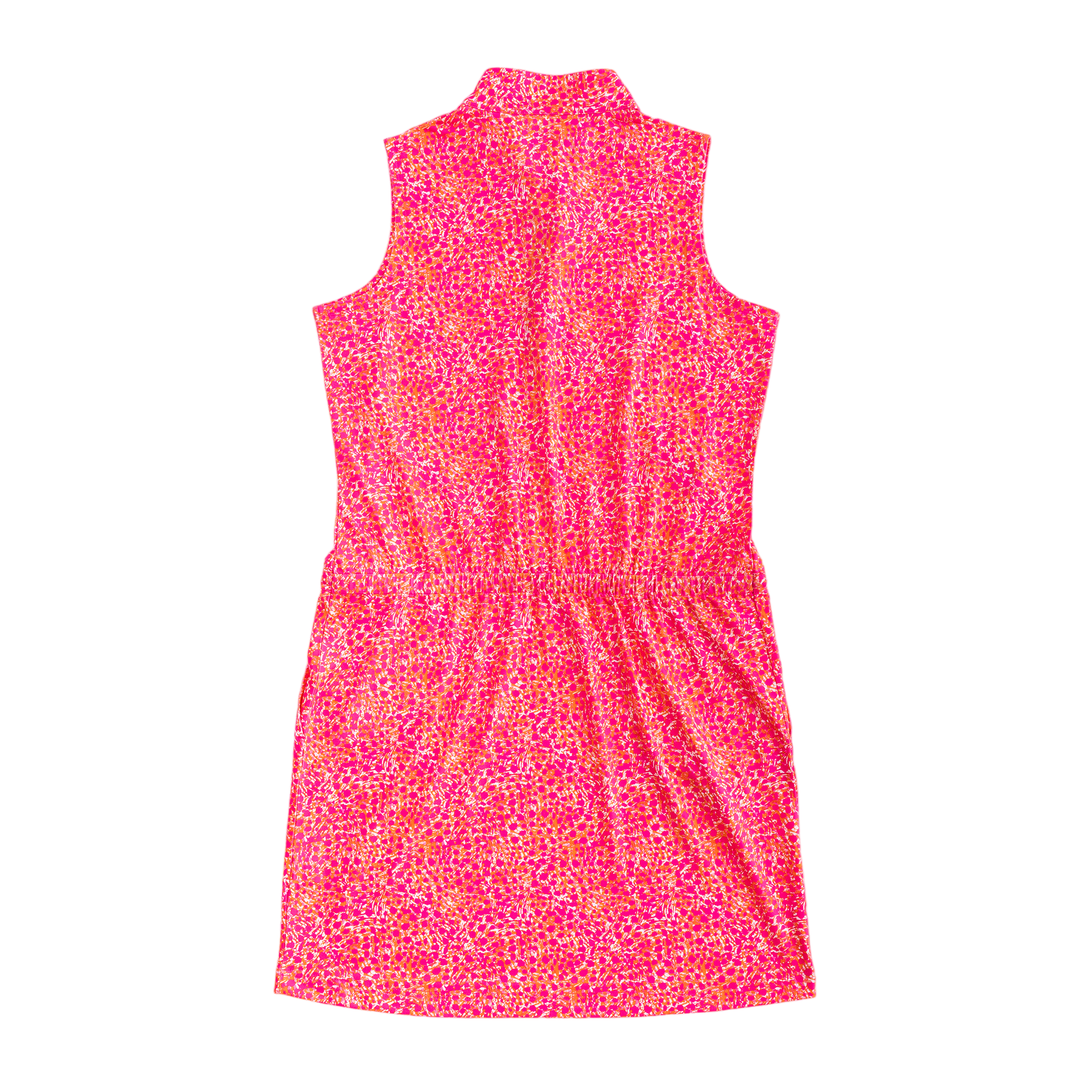 With Printed Shorts Women's Sleeveless Golf Dress