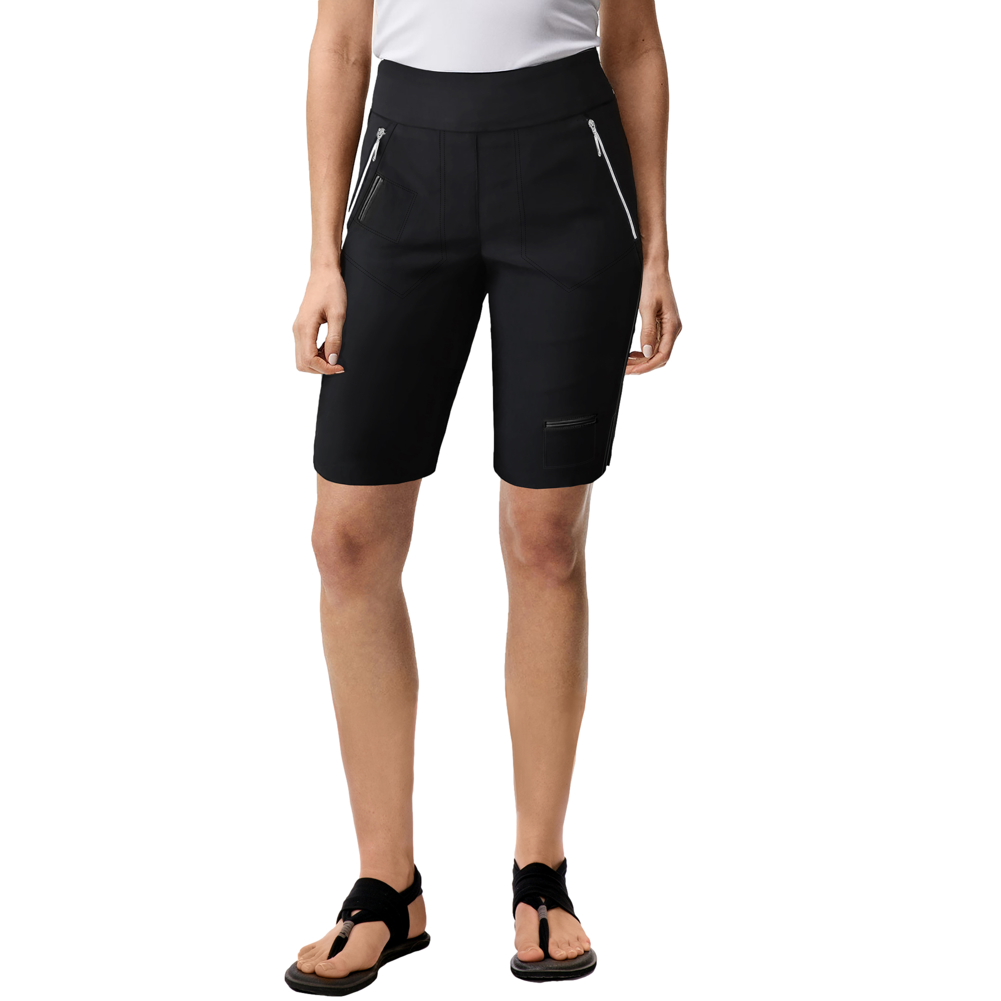 Skinnylicious 18" Pull-On Bermuda Short