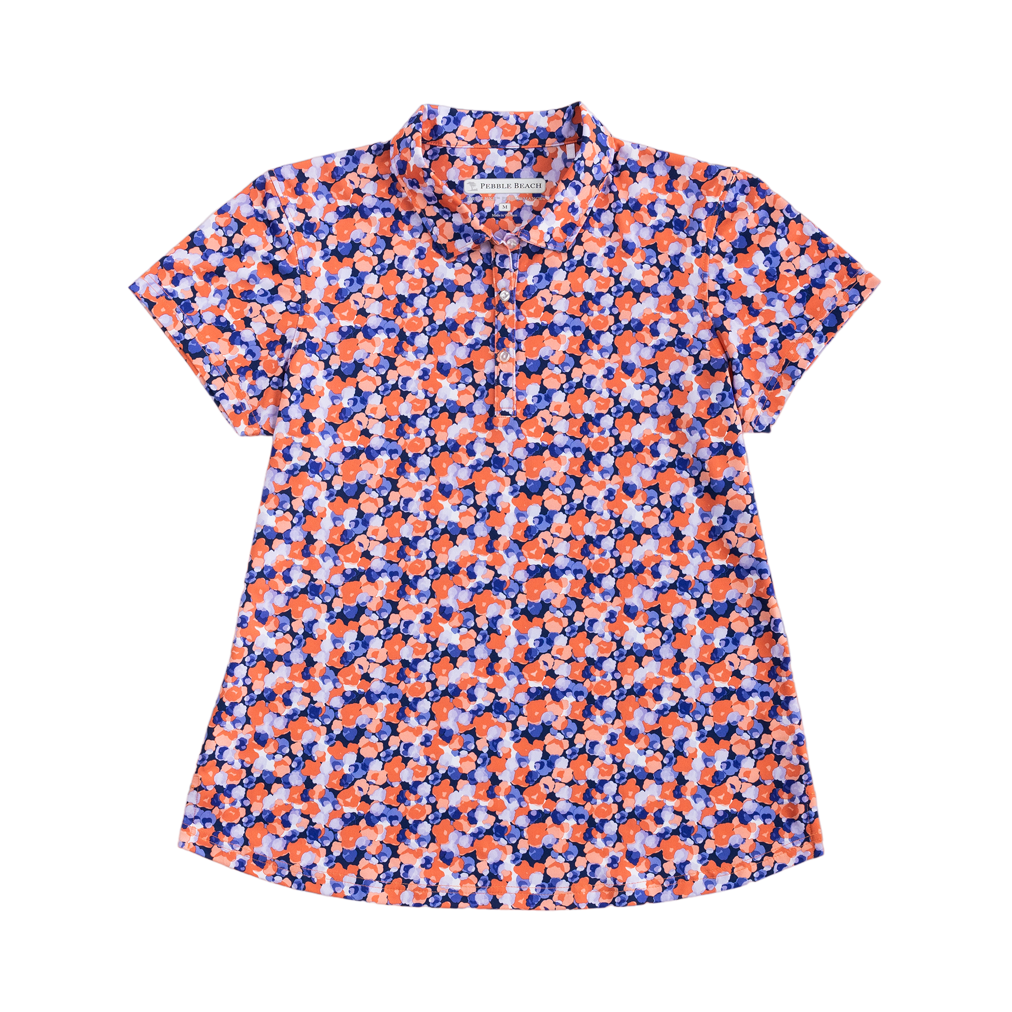 Ditsy Floral Short Sleeve Polo Shirt