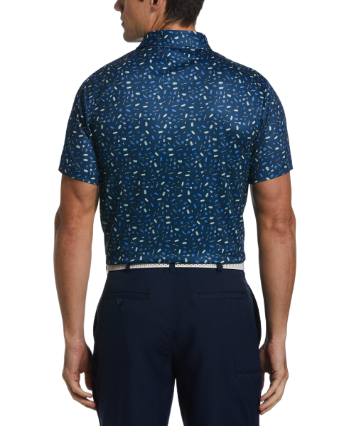 PGA TOUR Apparel Airflux BBQ Conversational Polo | PGA TOUR