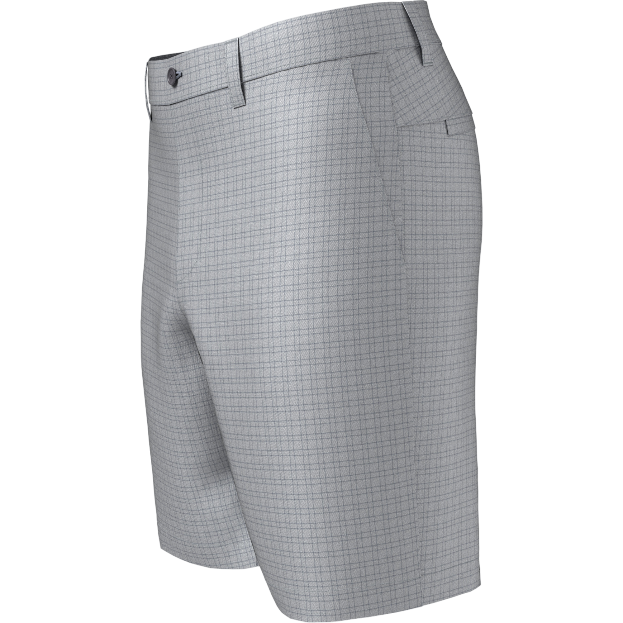 Flat Front Mini Geo Print Men's Golf Shorts