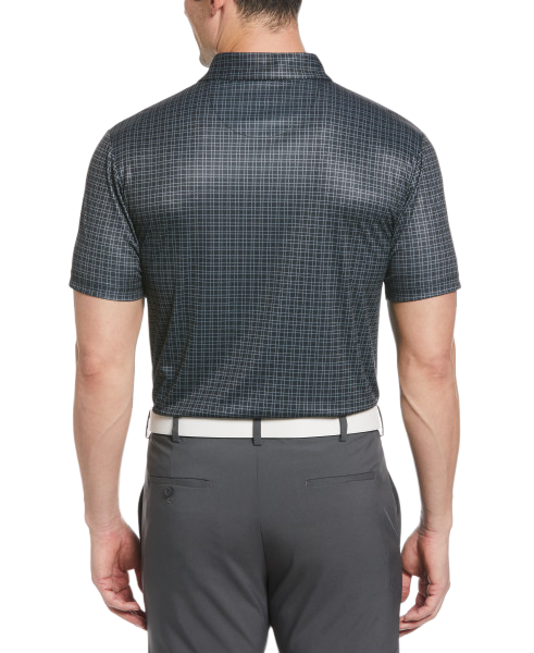Plaid Men's Short Sleeve Golf Polo Shirt