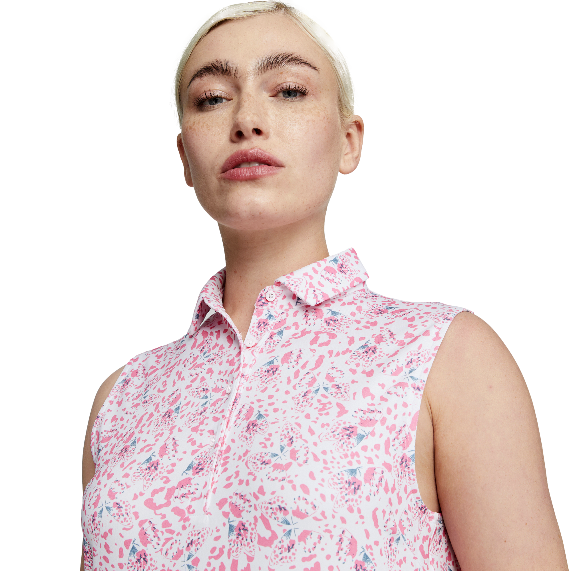 MATTR Mariposa Women's Sleeveless Golf Polo Shirt