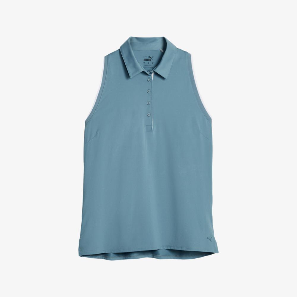 MATTR Peak Contrast Sleeveless Polo Shirt