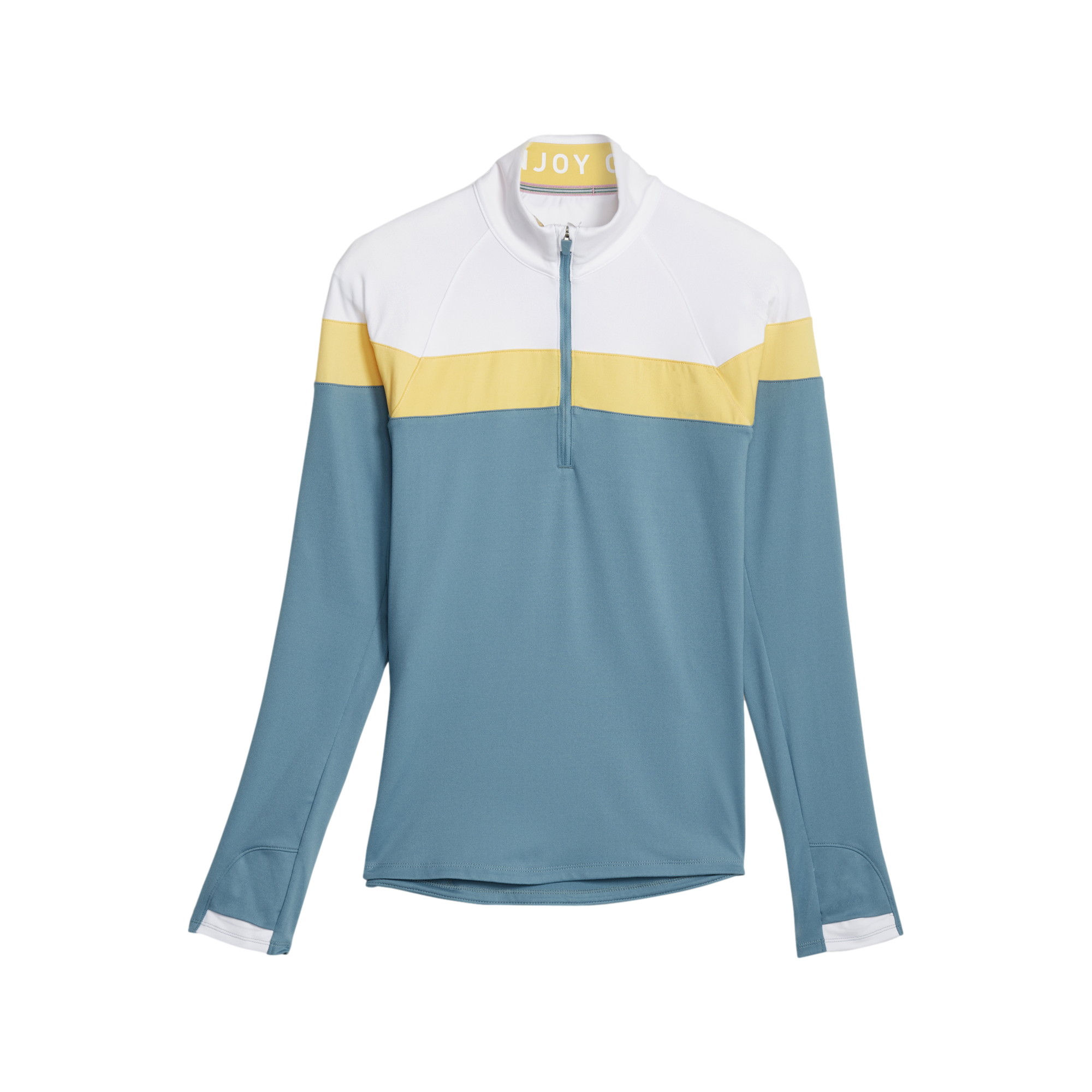 Lightweight Colorblock Quarter Zip Pull Over