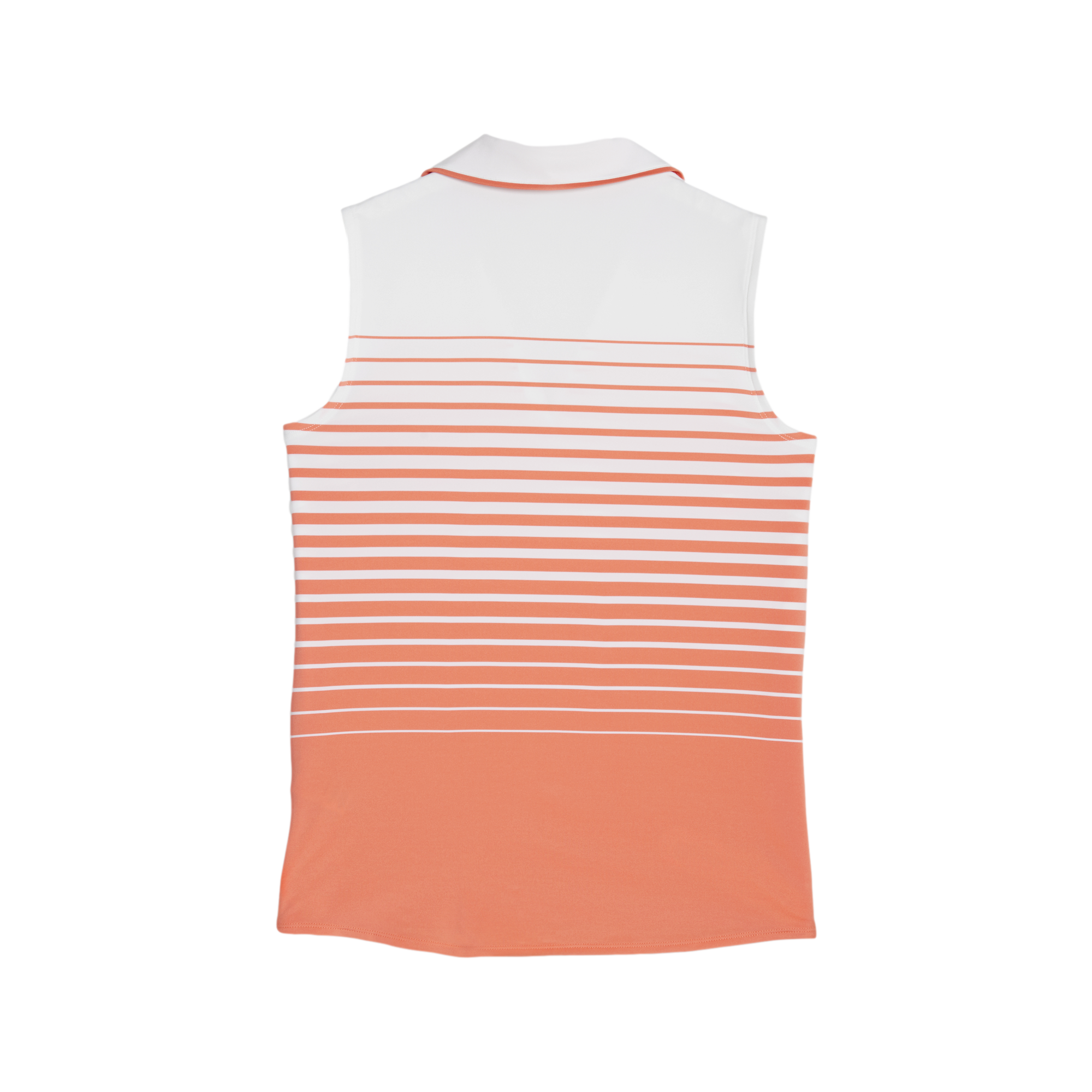 Striped MATTR Women's Sleeveless Golf Polo Shirt