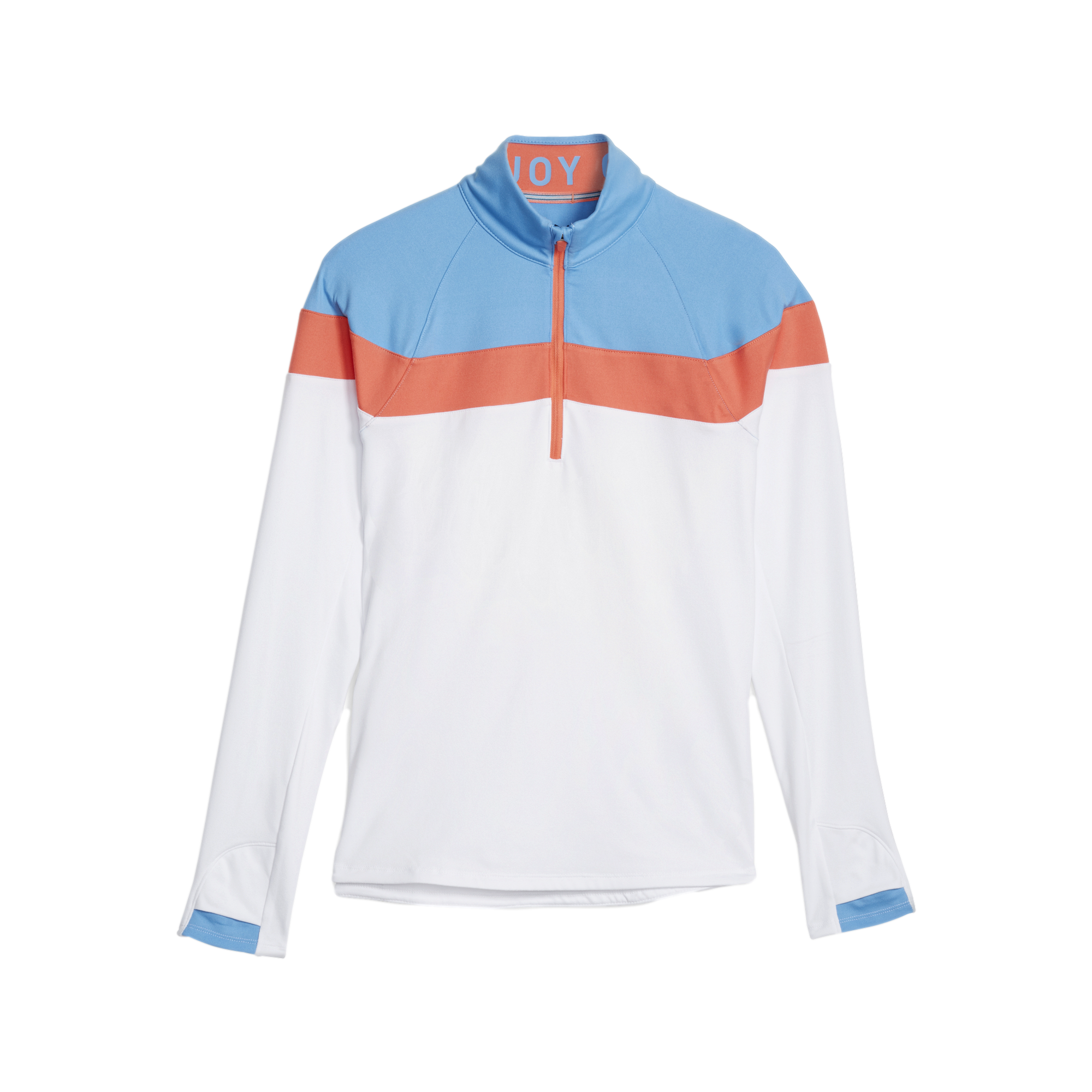 Lightweight Colorblock Quarter Zip Pull Over