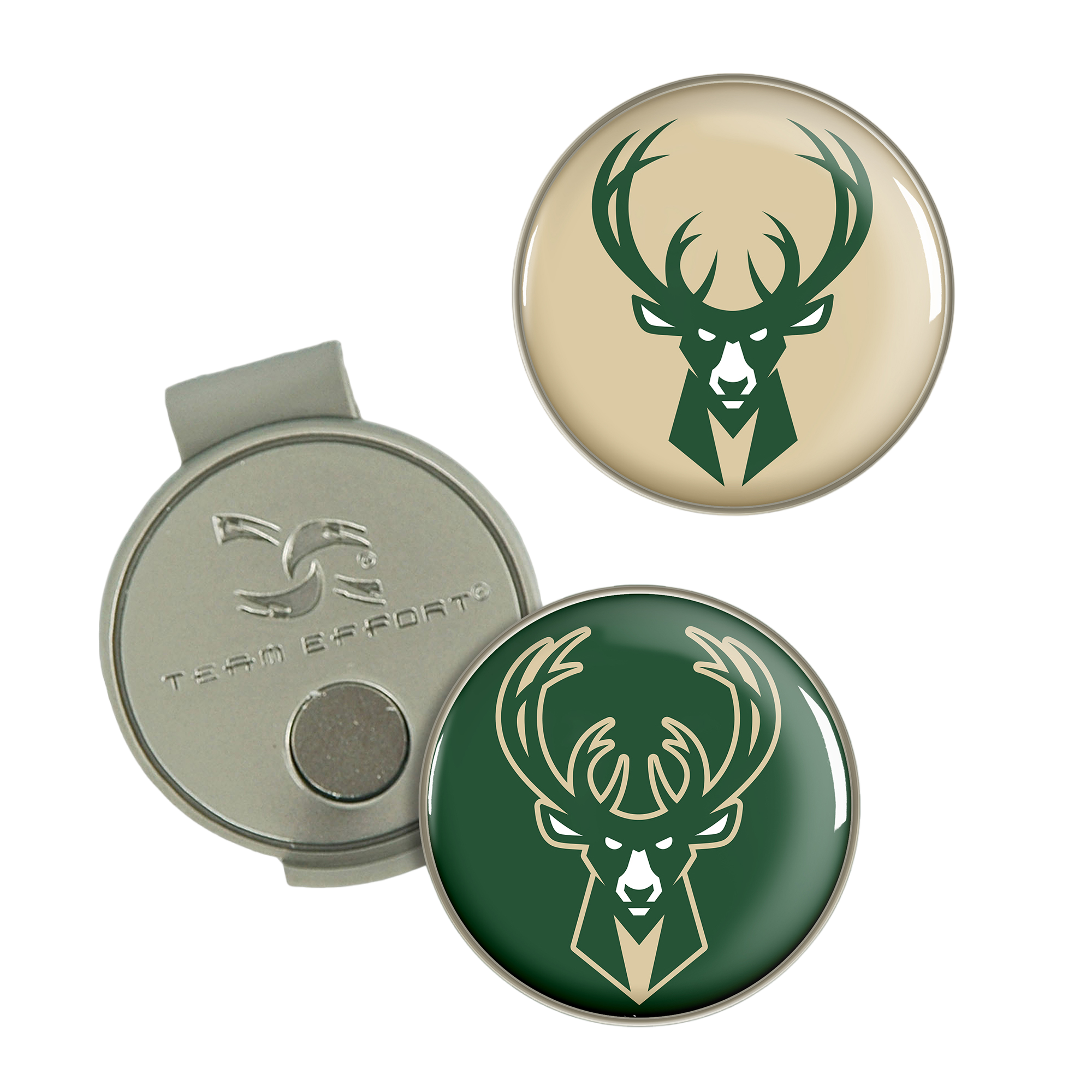Team Effort Milwaukee Bucks Hat Clip & Ball Marker