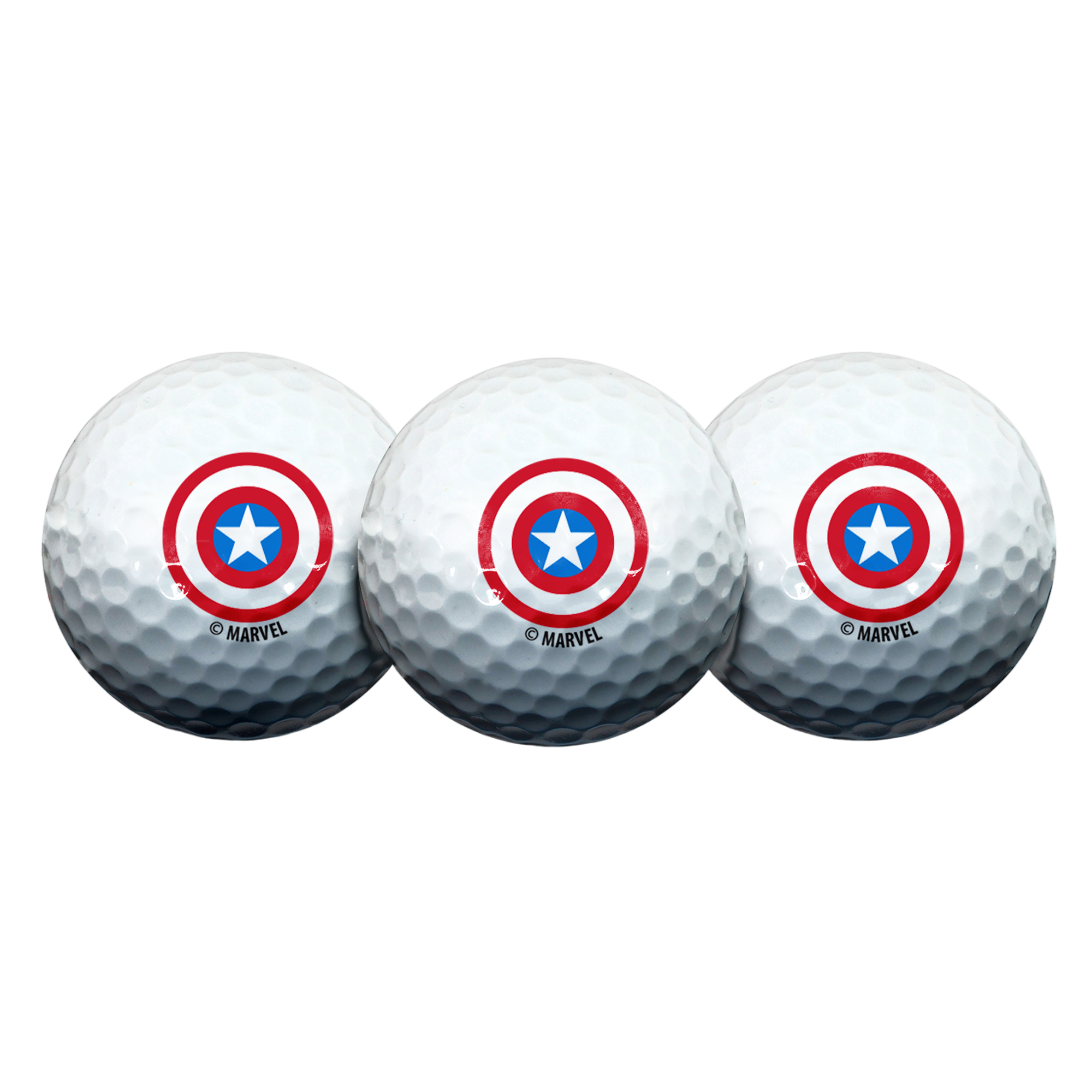 Captain America Golf Ball 3-Pack