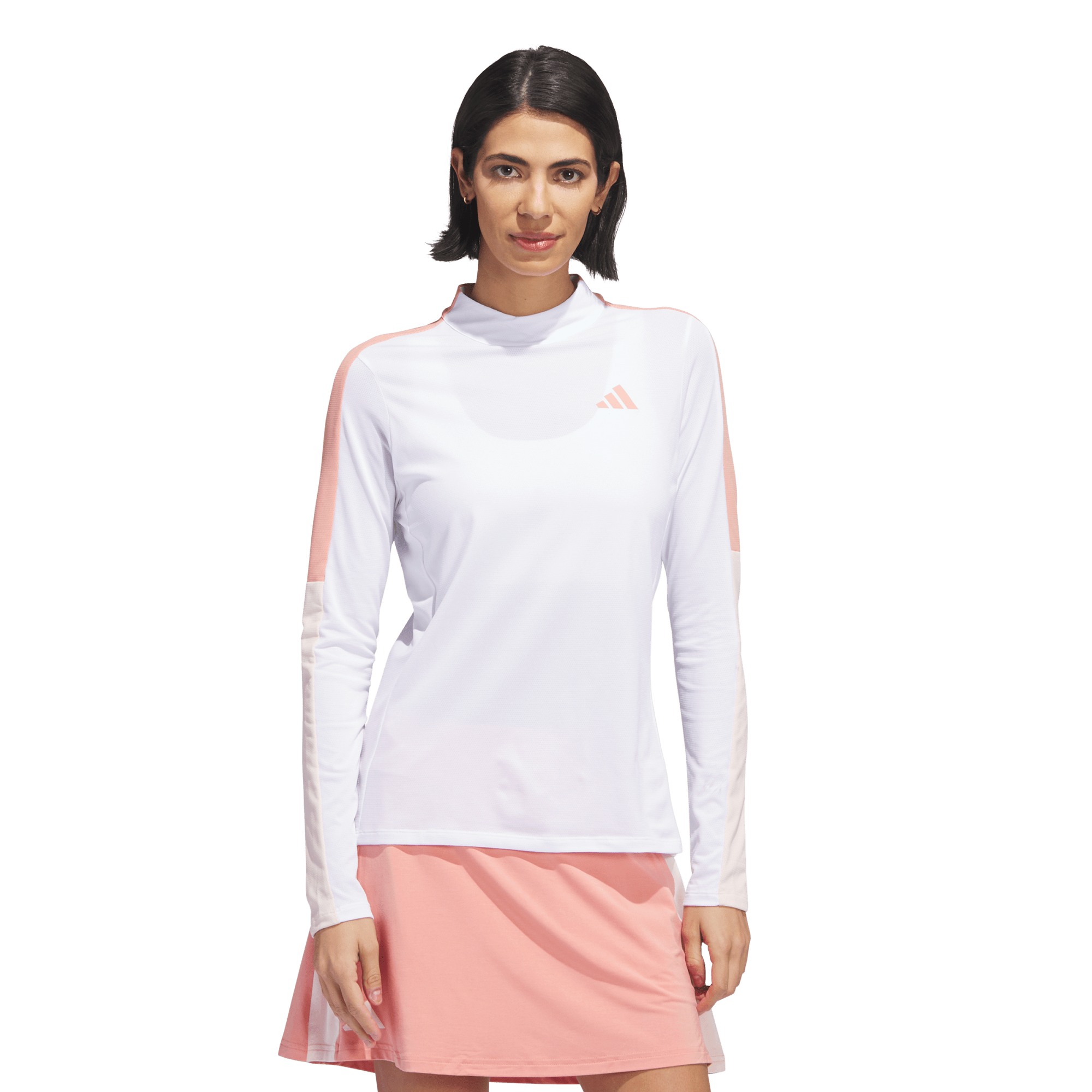 Mock Neck Golf Shirt with UV Protection