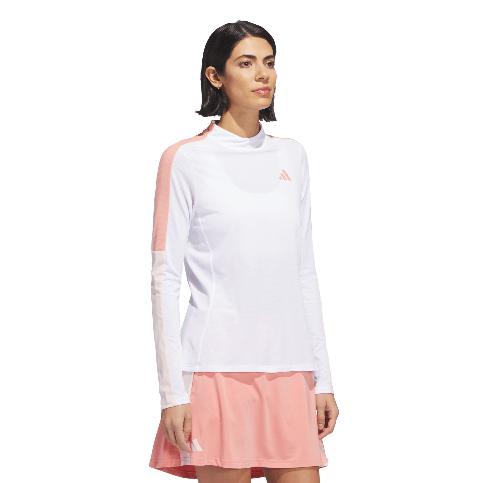 Sun Protection Long Sleeve Mock Neck Top