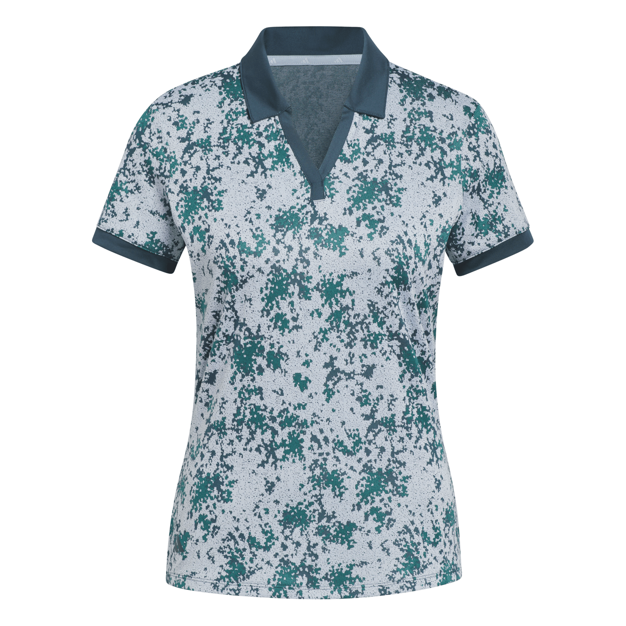 Jacquard Women's Short Sleeve Golf Polo Shirt