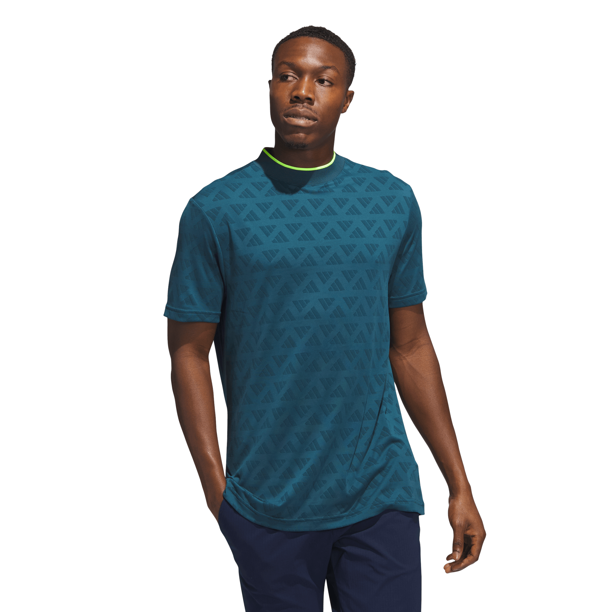 adidas Adi Mock Jacquard Polo Shirt | PGA TOUR Superstore