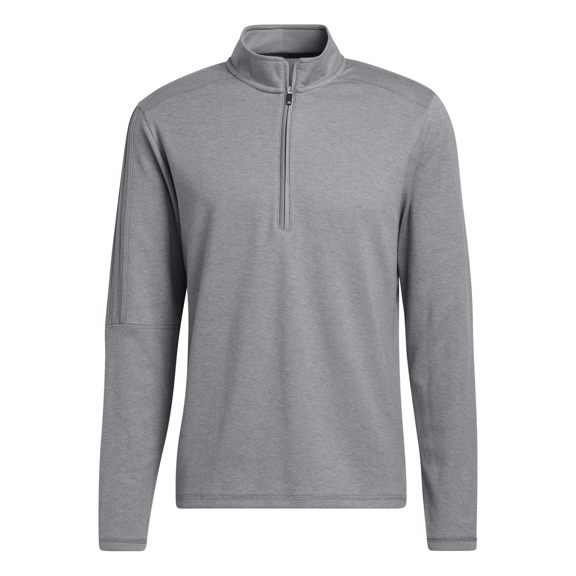 adidas 3-Stripes Quarter-Zip Pullover, Grey