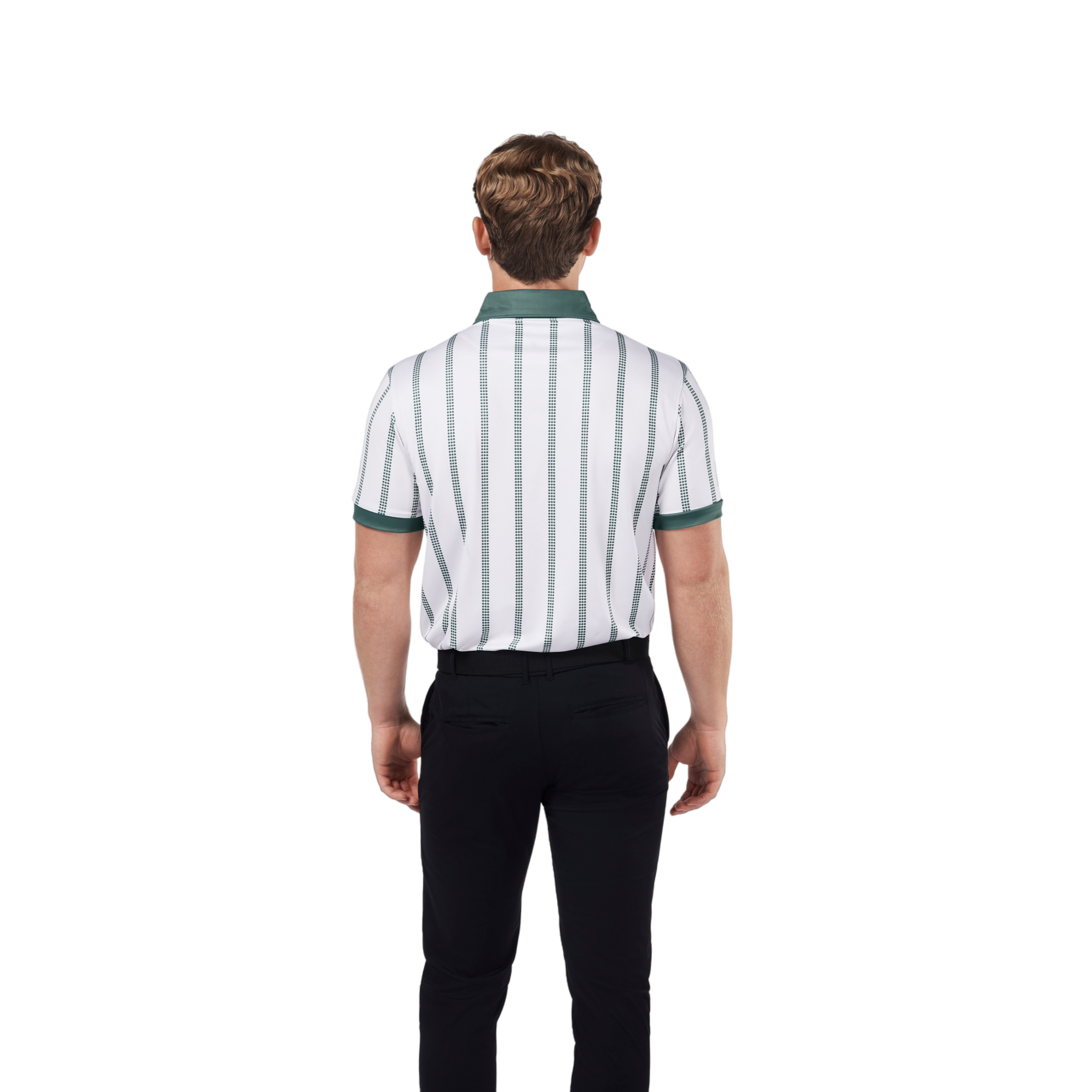 Mixed Vertical Stripe Polo