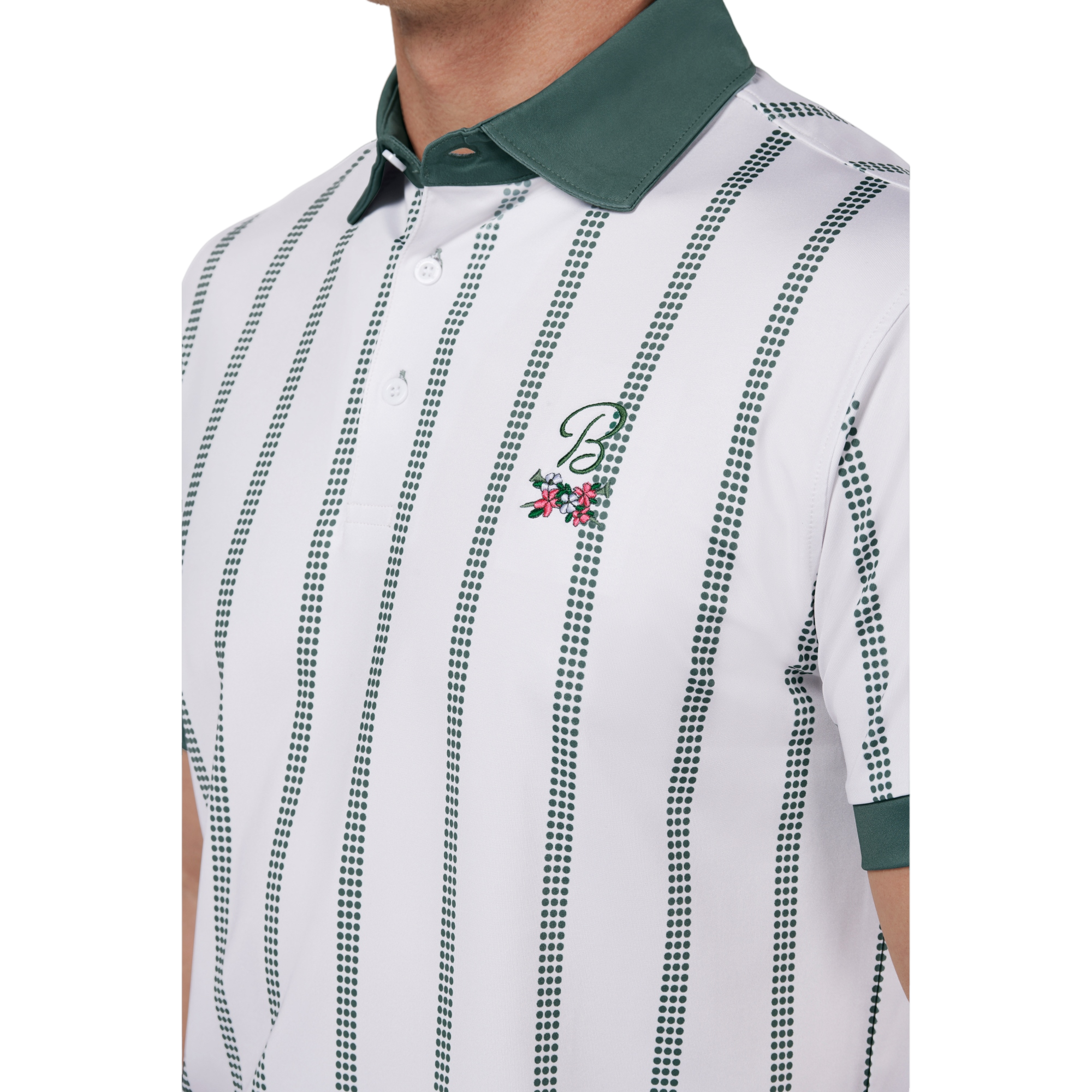 Mixed Vertical Stripe Polo