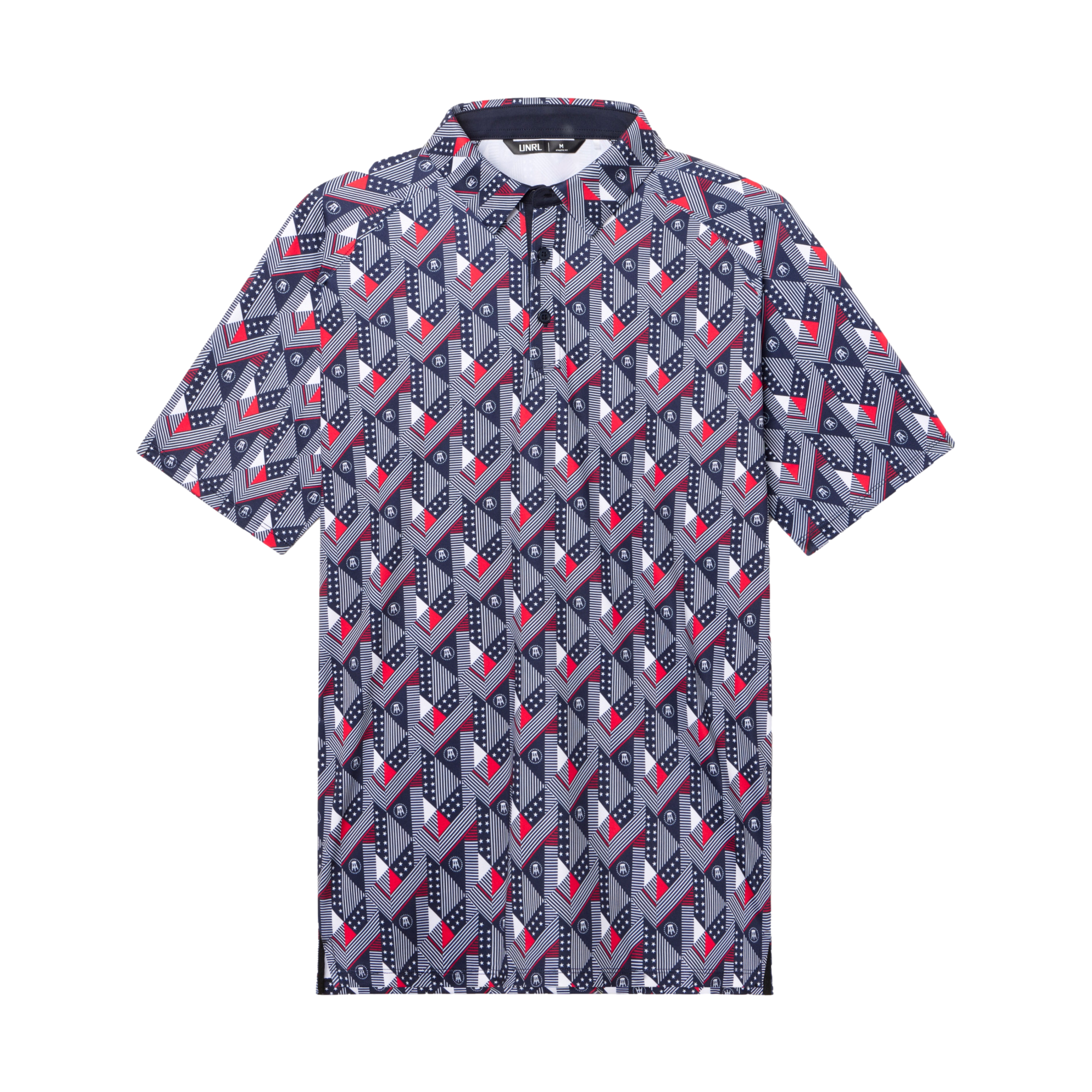 Printed 4th Of July Polo