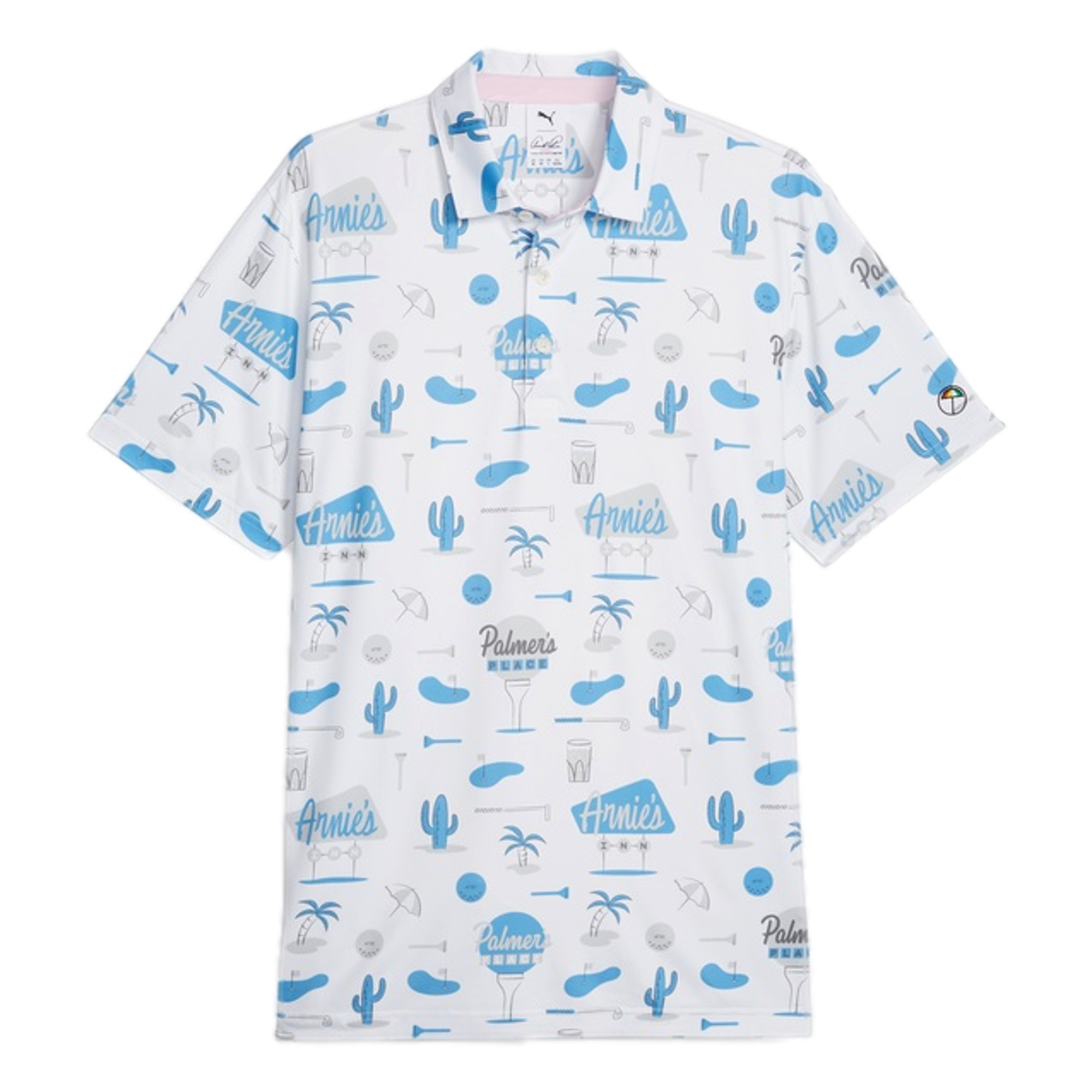 AP CLOUDSPUN Palmer's Place Men's Short Sleeve Golf Polo Shirt