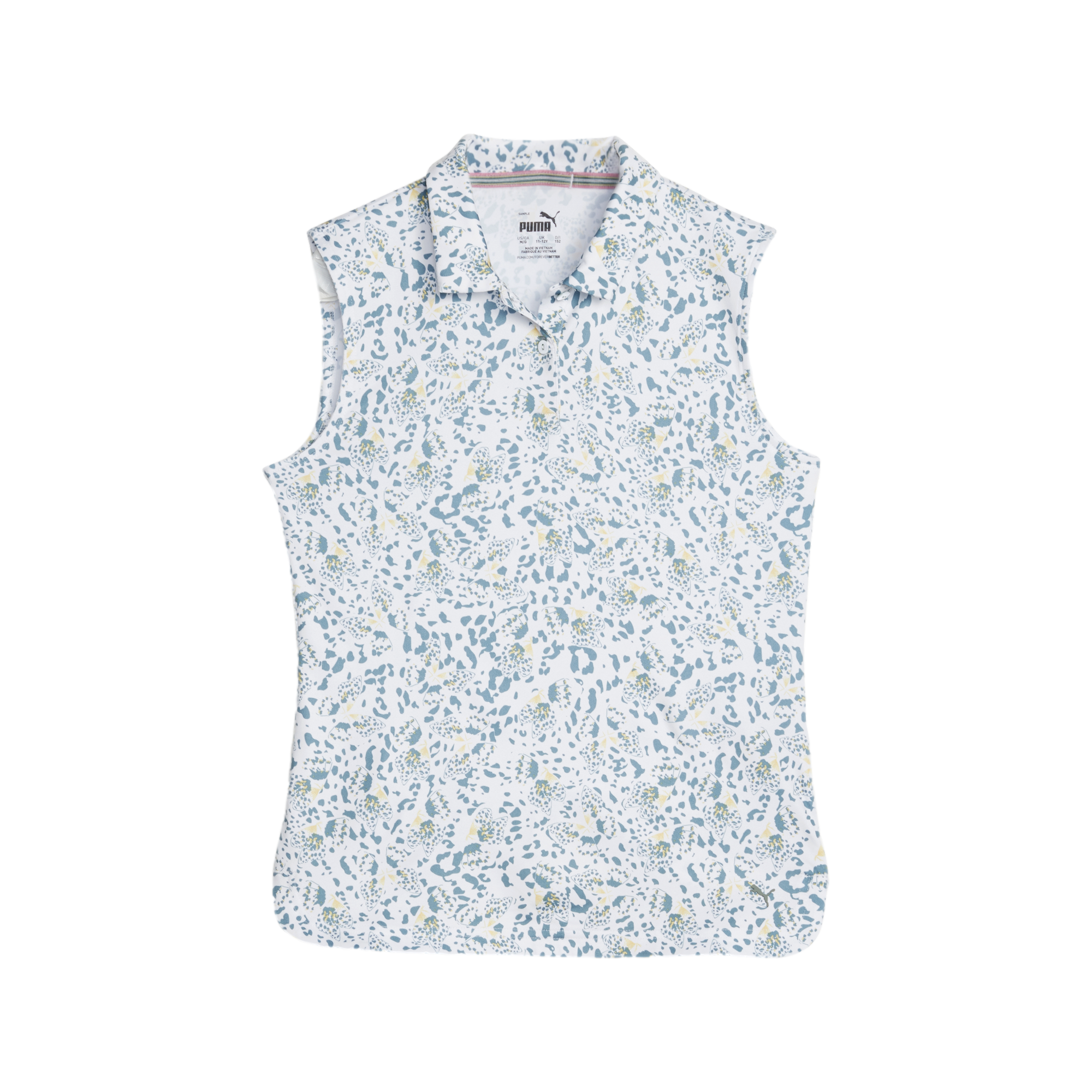 Mattr Mariposa Girls Sleeveless Polo