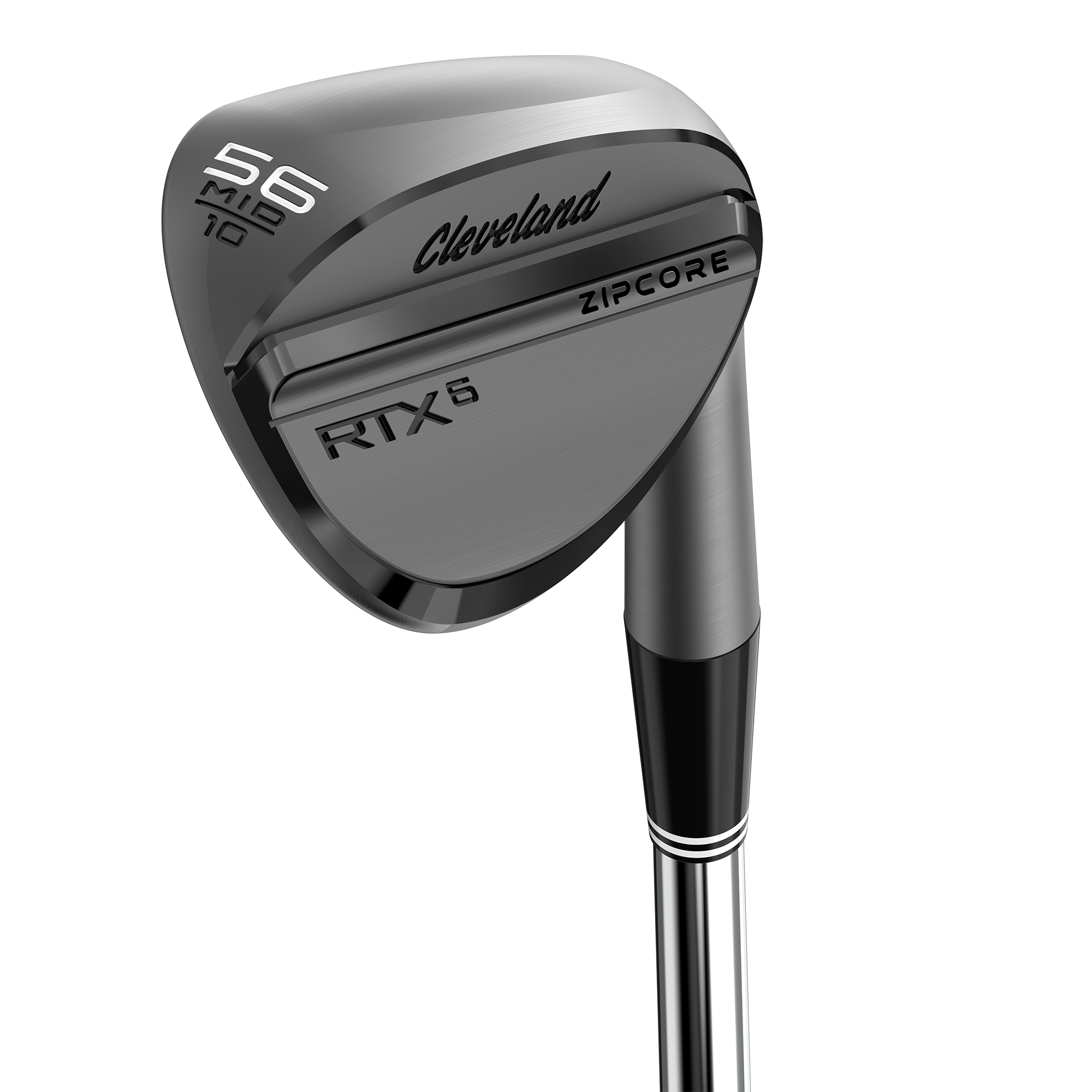 RTX 6 Zipcore Black Satin Wedge