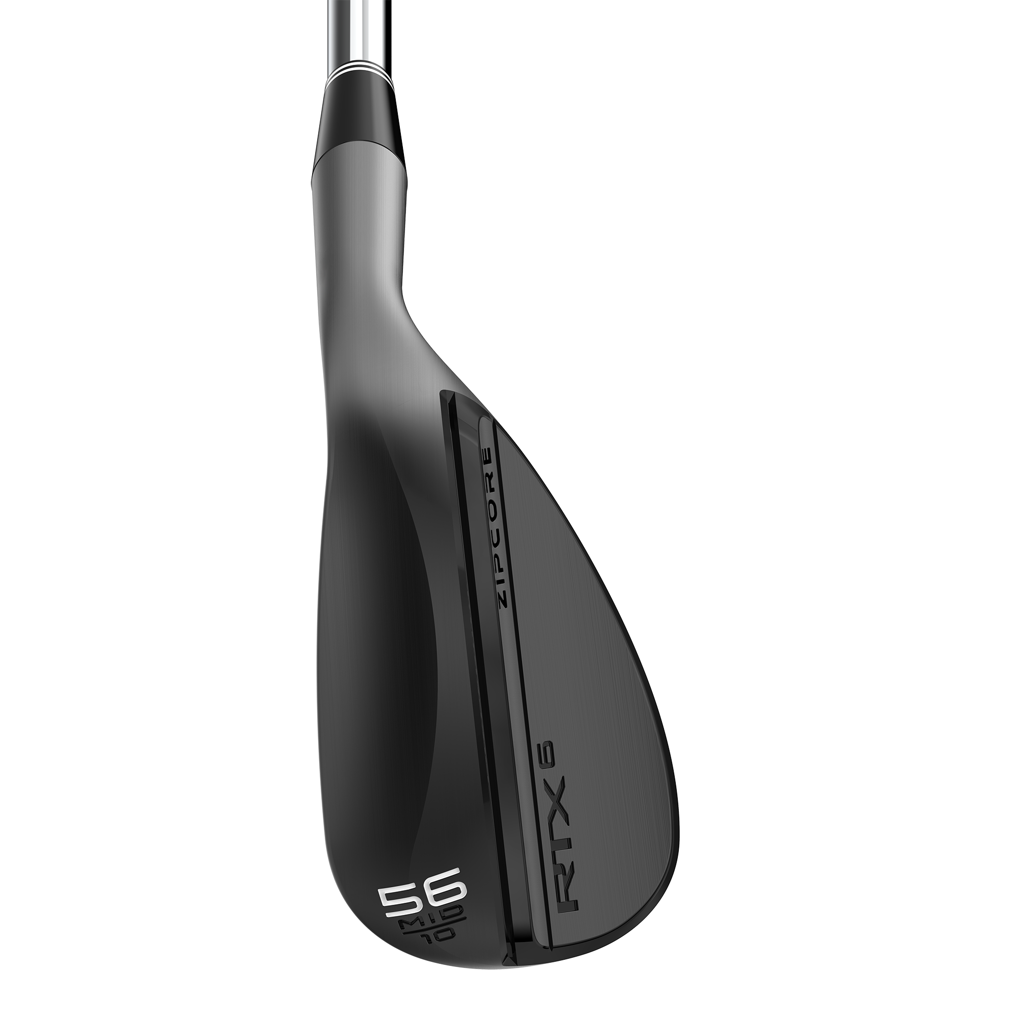 RTX 6 Zipcore Black Satin Wedge